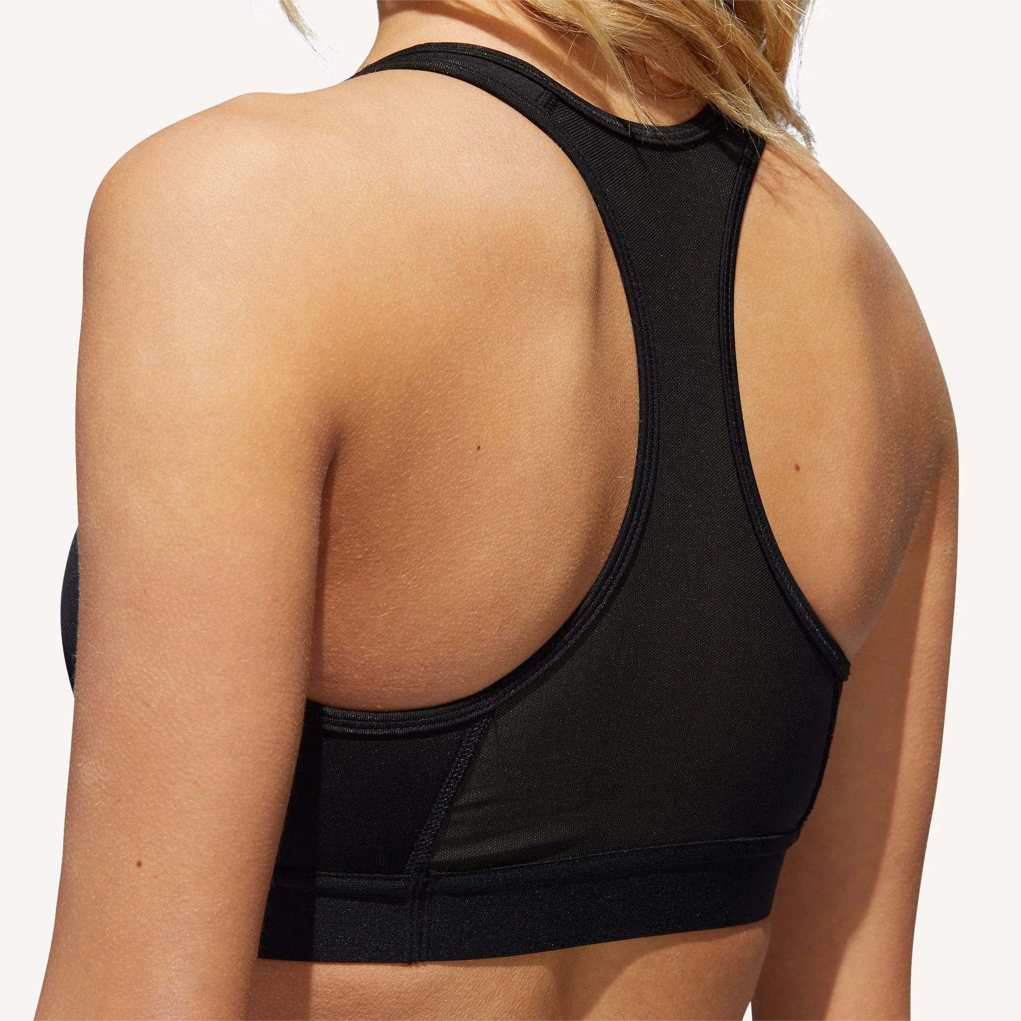 adidas Alphaskin Women's Medium Support Sports Bra - Image 5