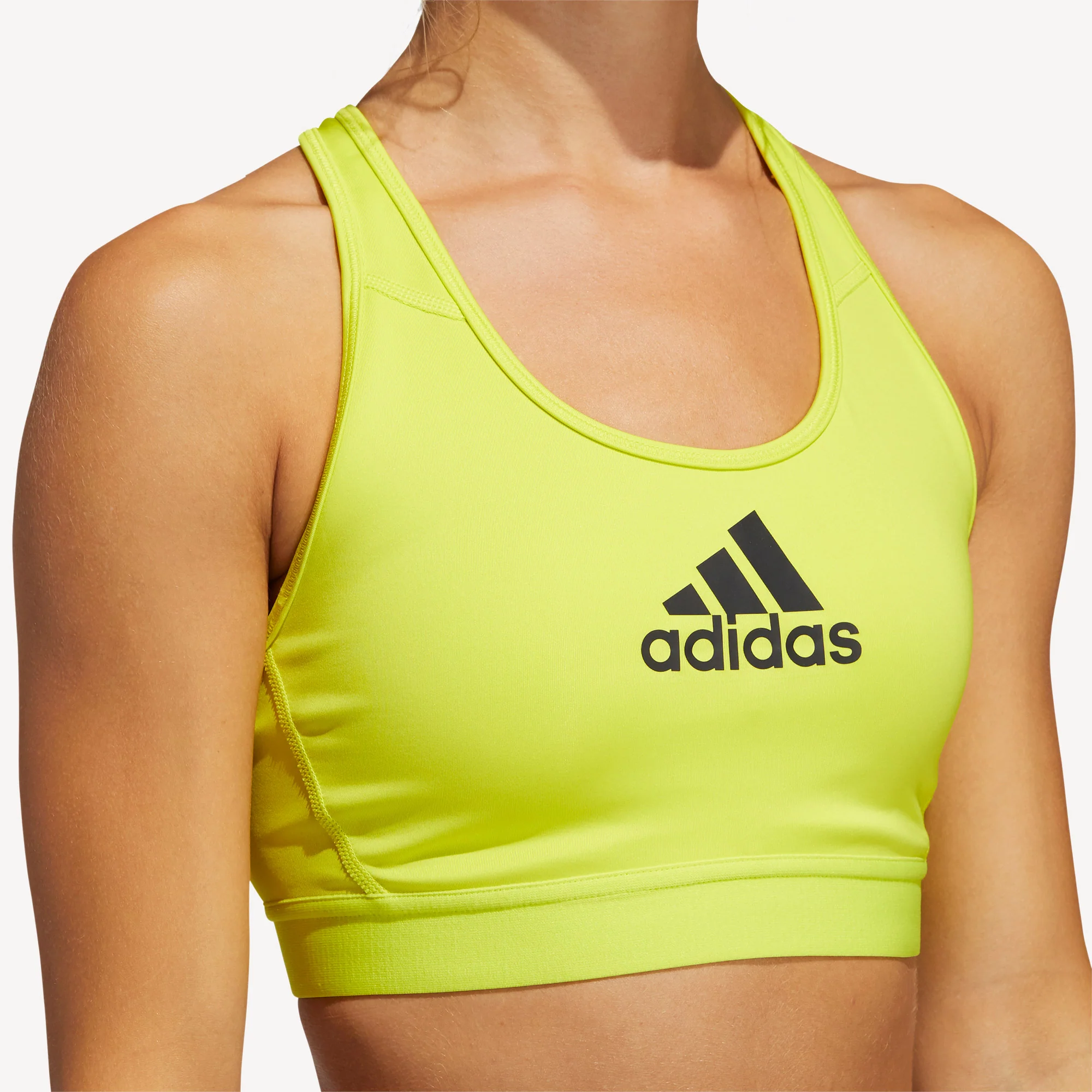 adidas Alphaskin Women's Medium Support Sports Bra - Image 4