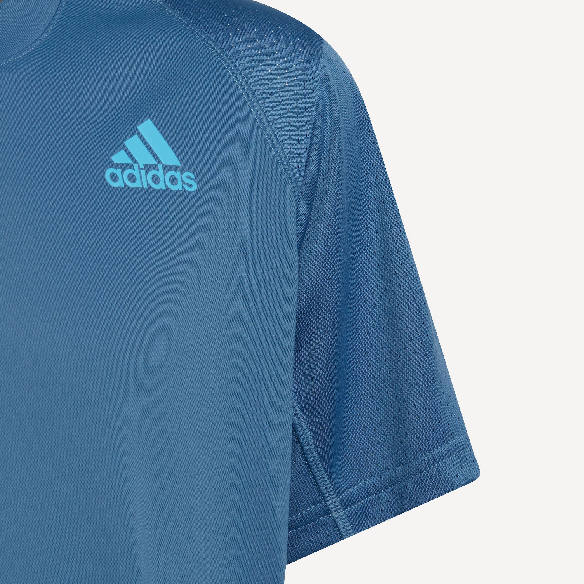 adidas Club Boys' 3 Stripes Tennis Shirt - Image 3