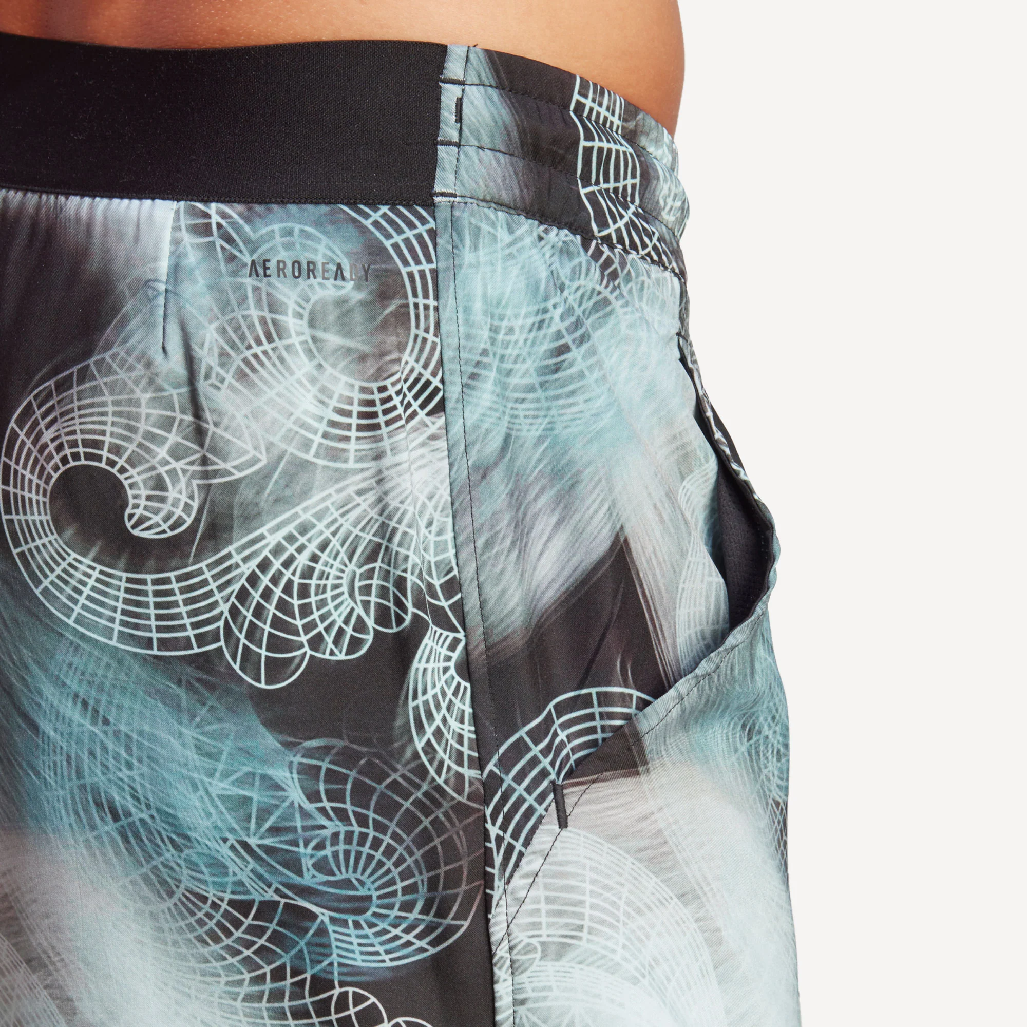 adidas Ergo London Pro Men's Printed Tennis Shorts - Image 6