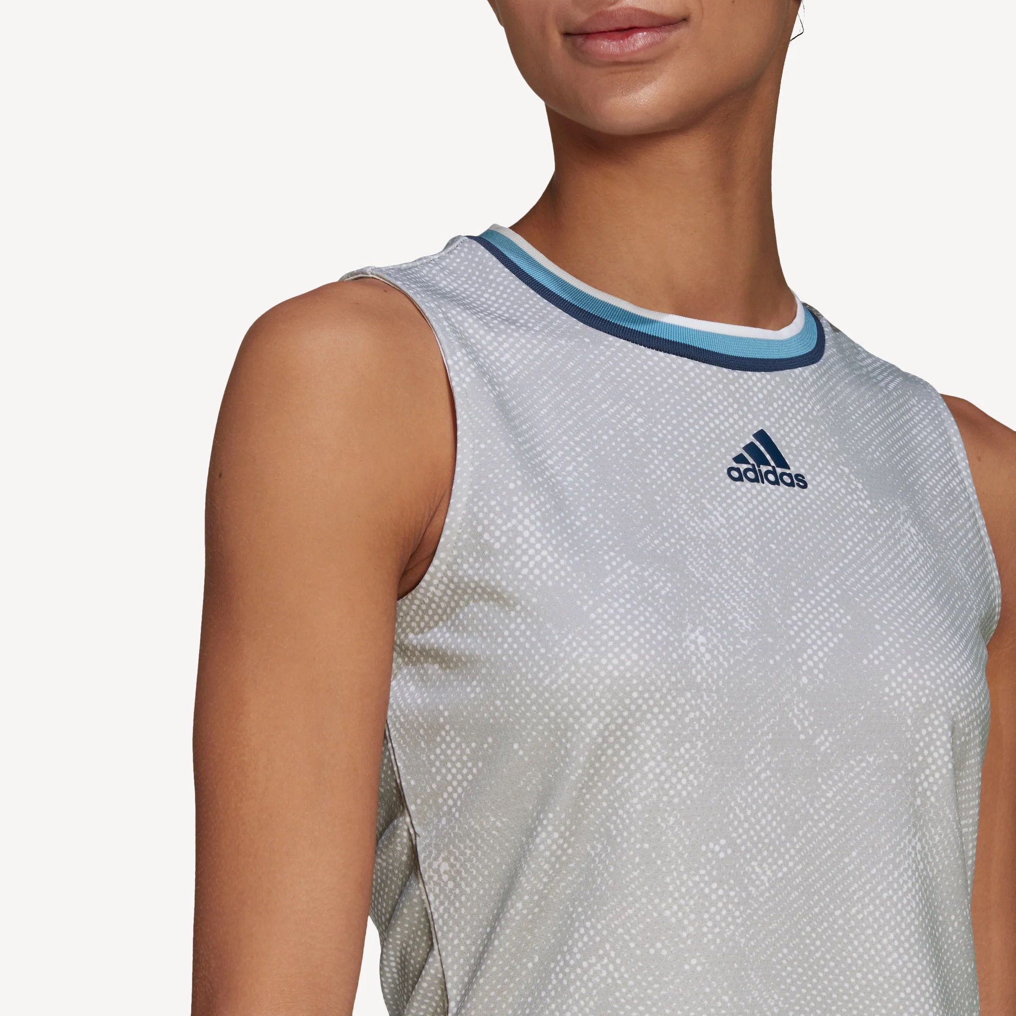 adidas Match Primeblue Women's Printed Tennis Tank - Image 4