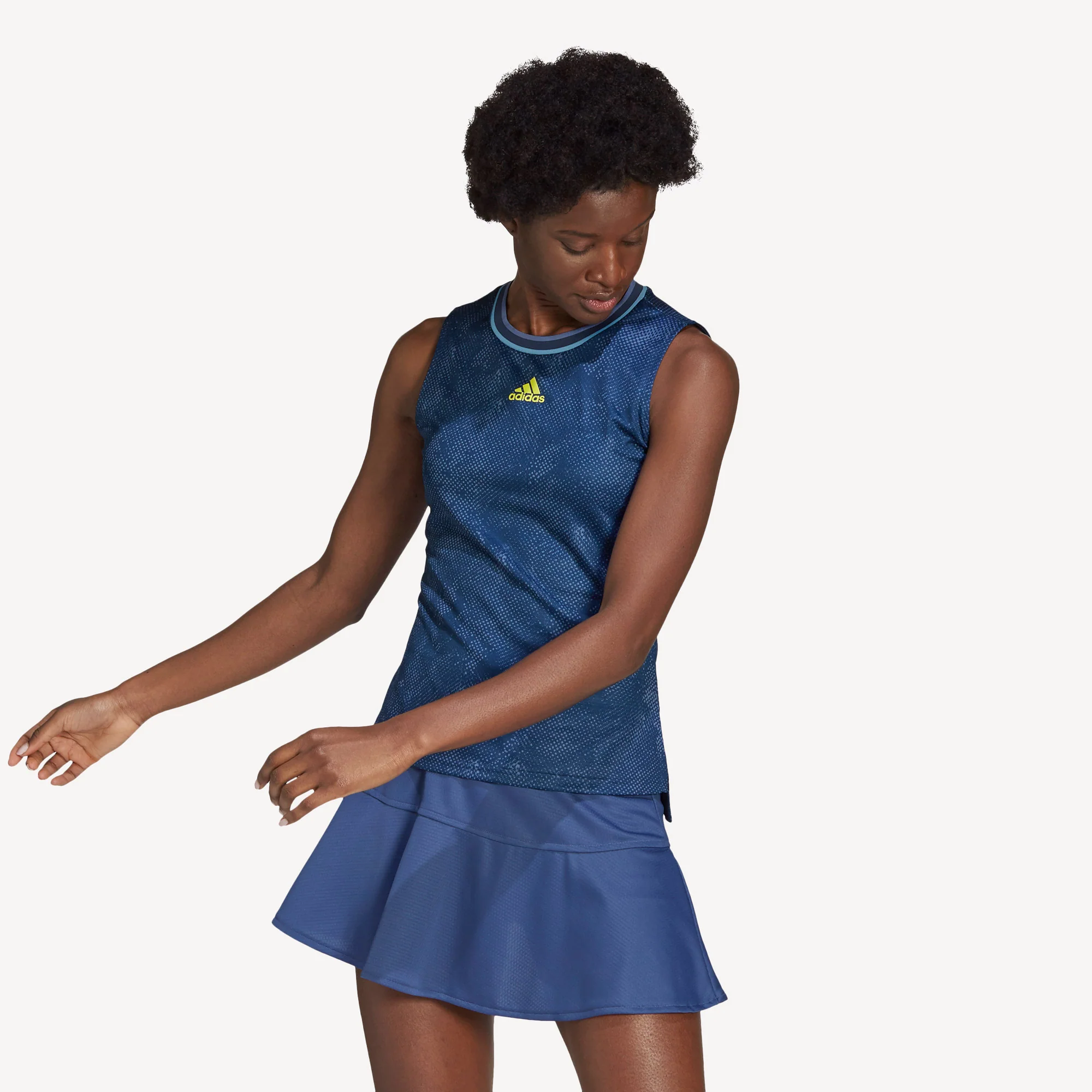 adidas Match Primeblue Women's Printed Tennis Tank - Image 3