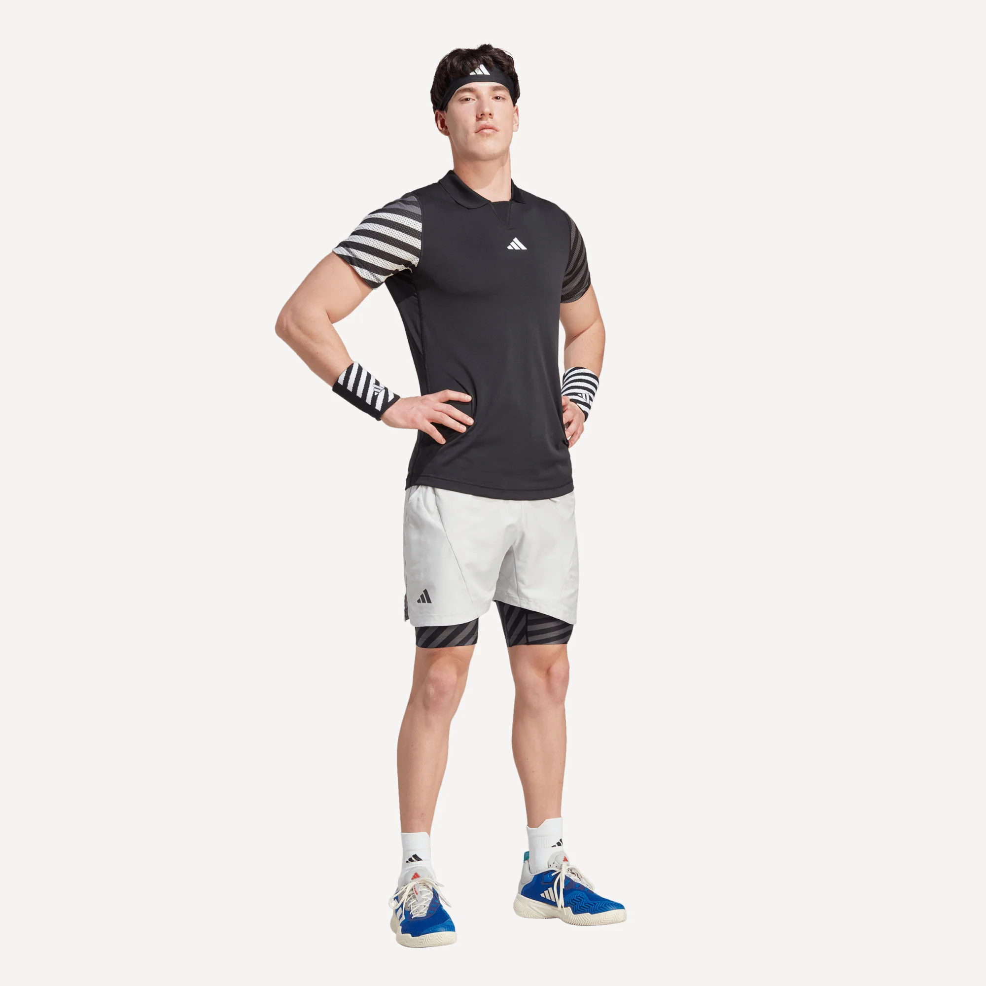 adidas New York Pro Men's 2IN1 Tennis Shorts - Image 4