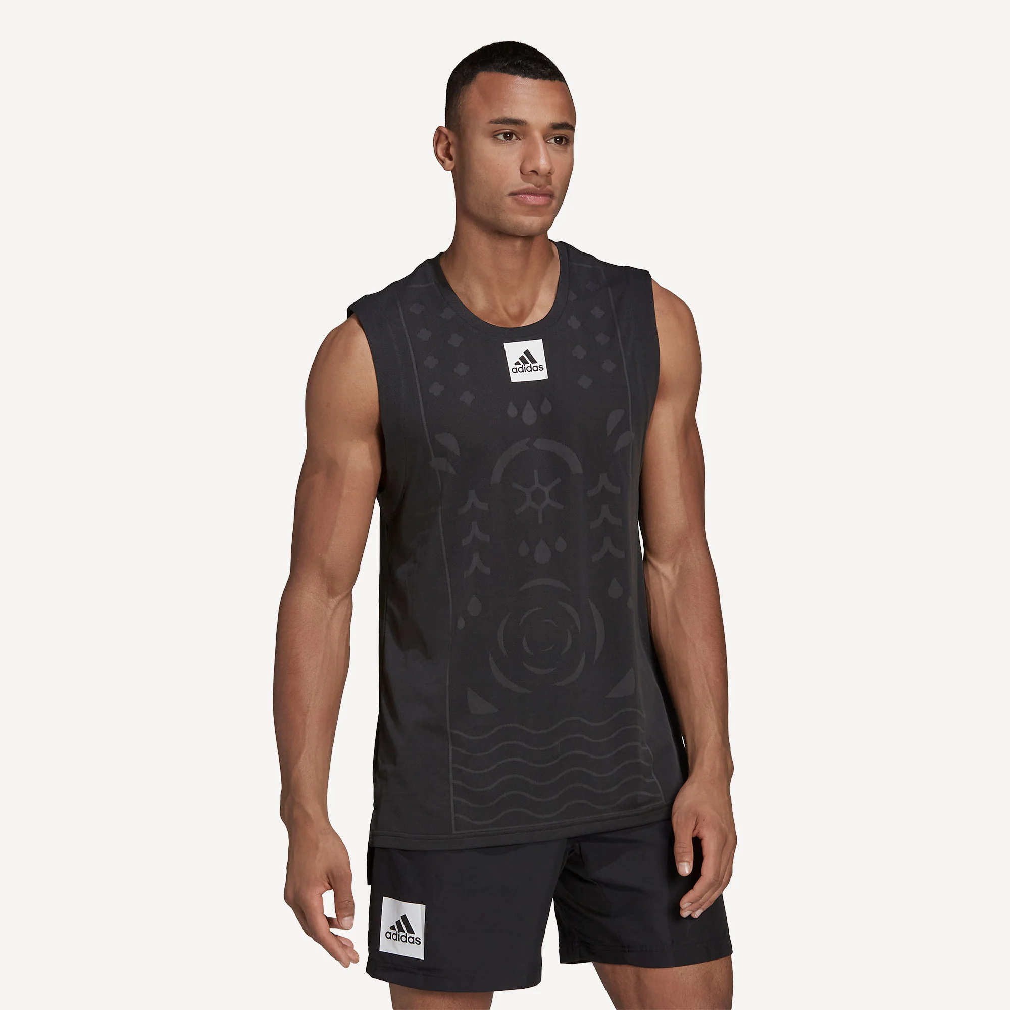 adidas Paris Men's Sleeveless Tennis Shirt - Image 4