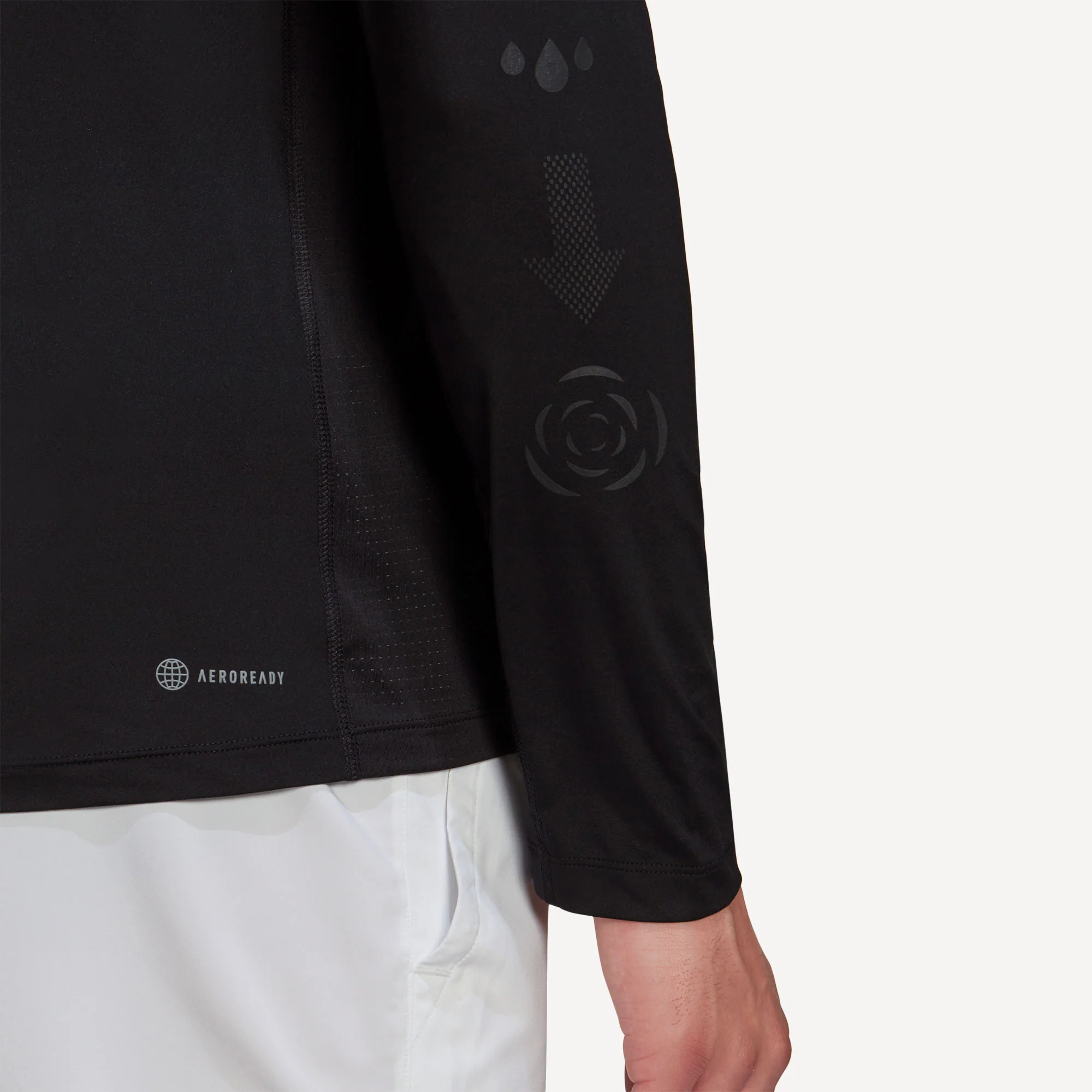 adidas Paris Tech Men's Long-Sleeve Tennis Shirt - Image 6