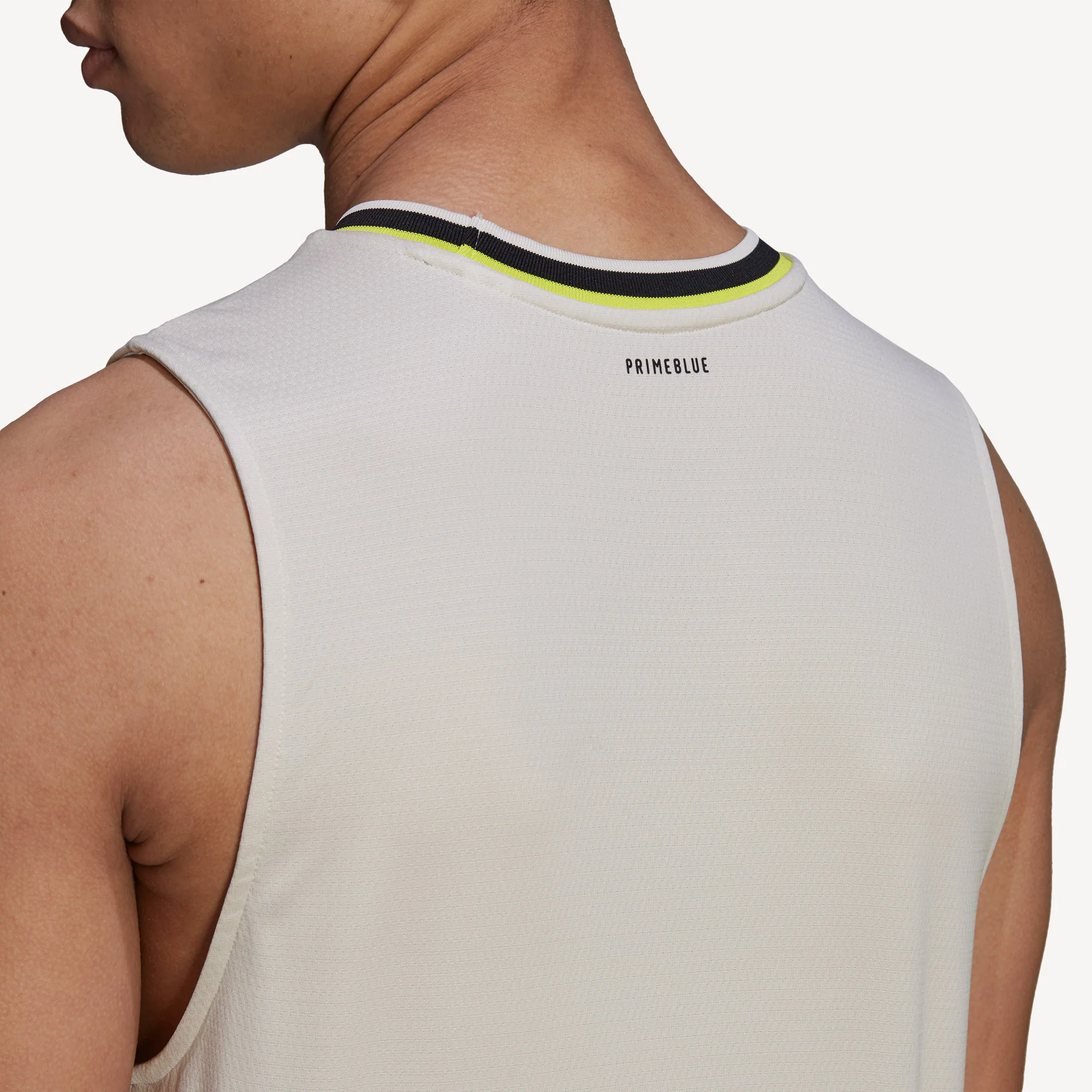 adidas Primeblue Heat Ready Men's Sleeveless Tennis Shirt - Image 5