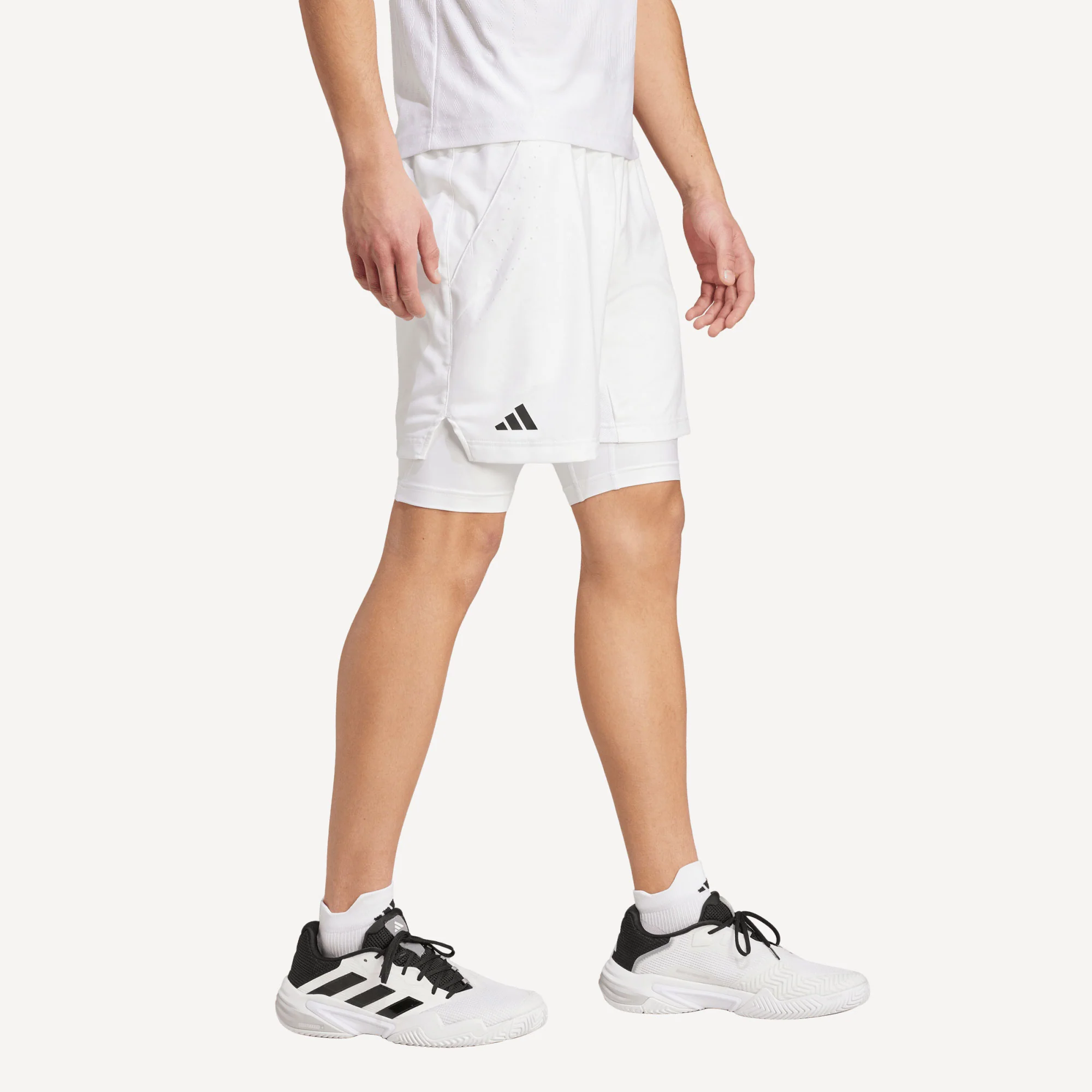 adidas Pro London Men's Tennis Shorts and Inner Shorts Set - Image 3