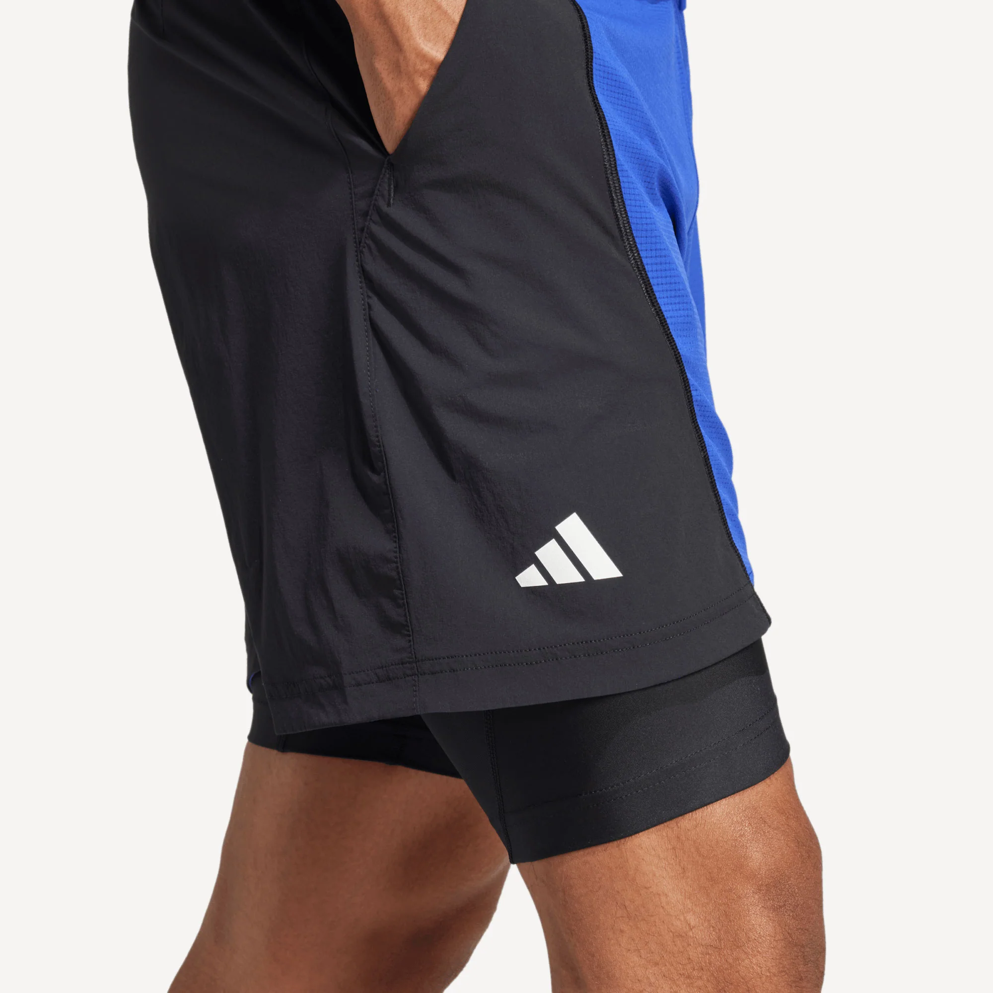 adidas Pro New York Men's Tennis Shorts and Inner Shorts Set - Image 5