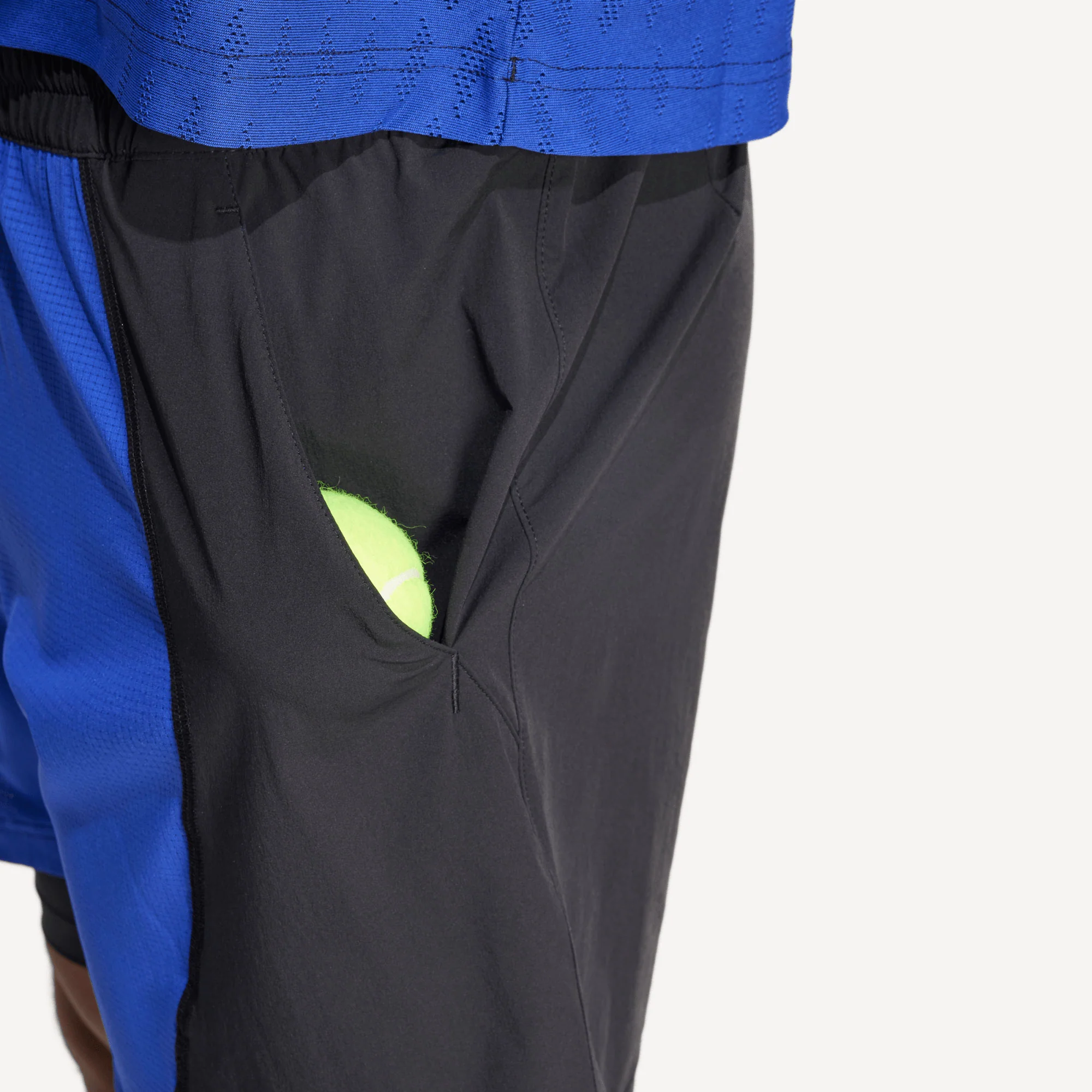 adidas Pro New York Men's Tennis Shorts and Inner Shorts Set - Image 6