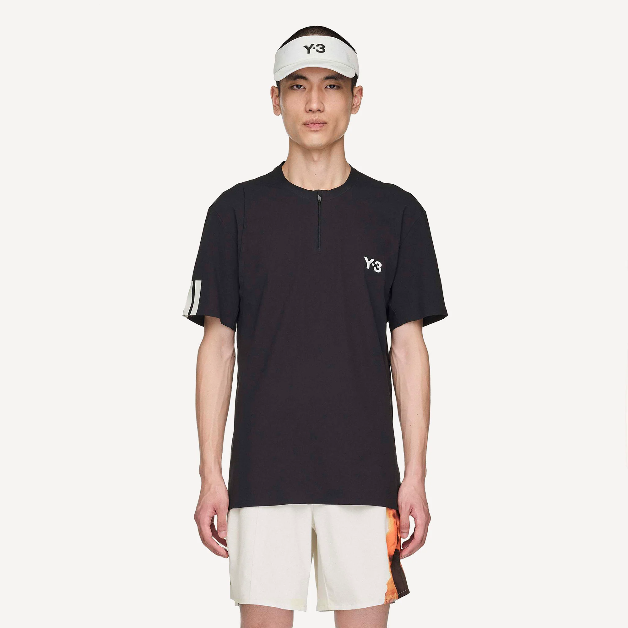 adidas Y-3 Pro US Open Men's Freelift Zip Tennis Shirt