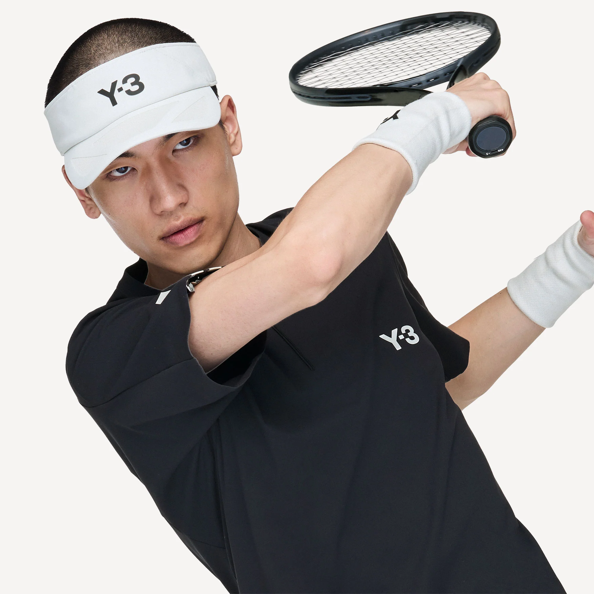 adidas Y-3 Pro US Open Men's Freelift Zip Tennis Shirt - Image 5