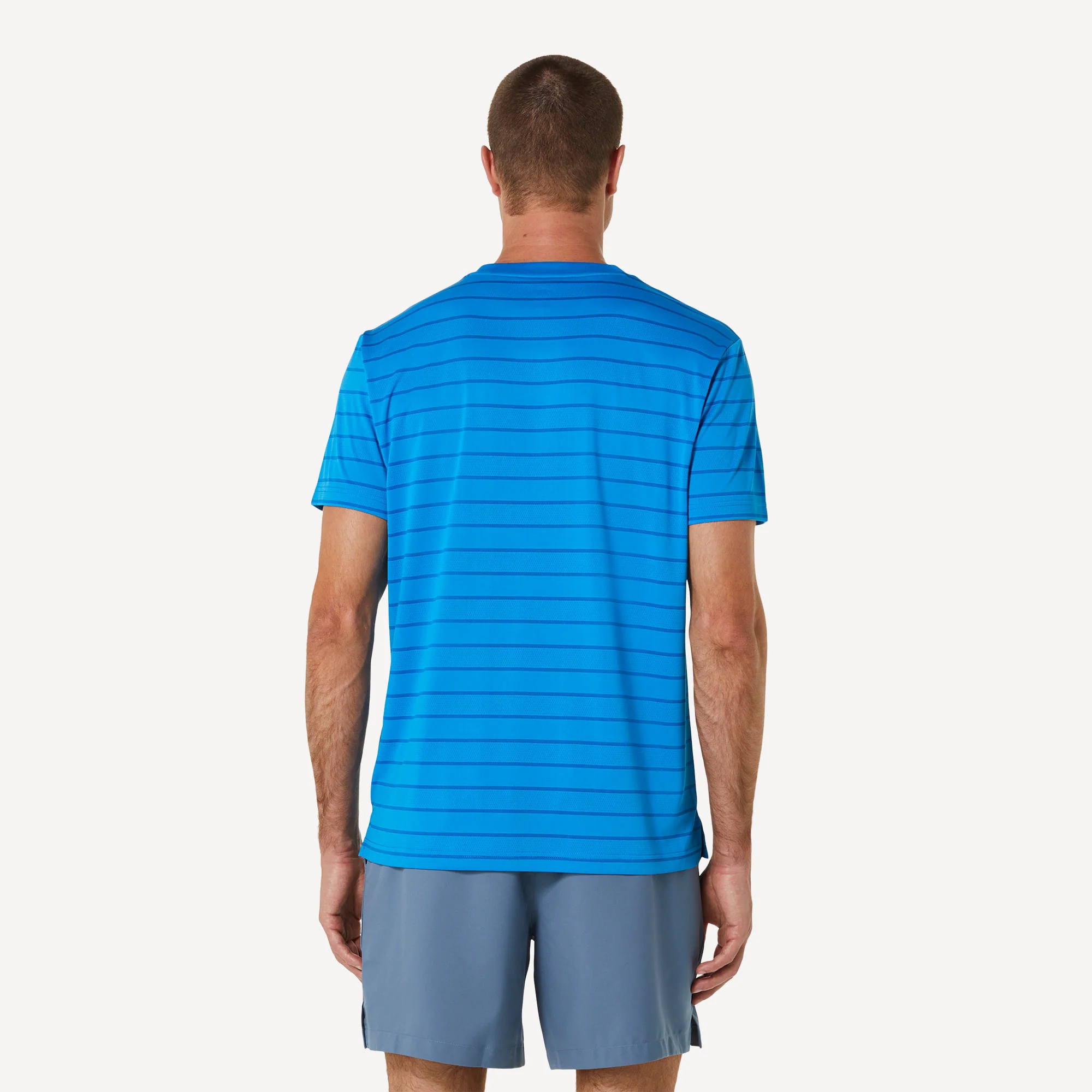 ASICS Court Men's Striped Tennis Shirt - Image 2