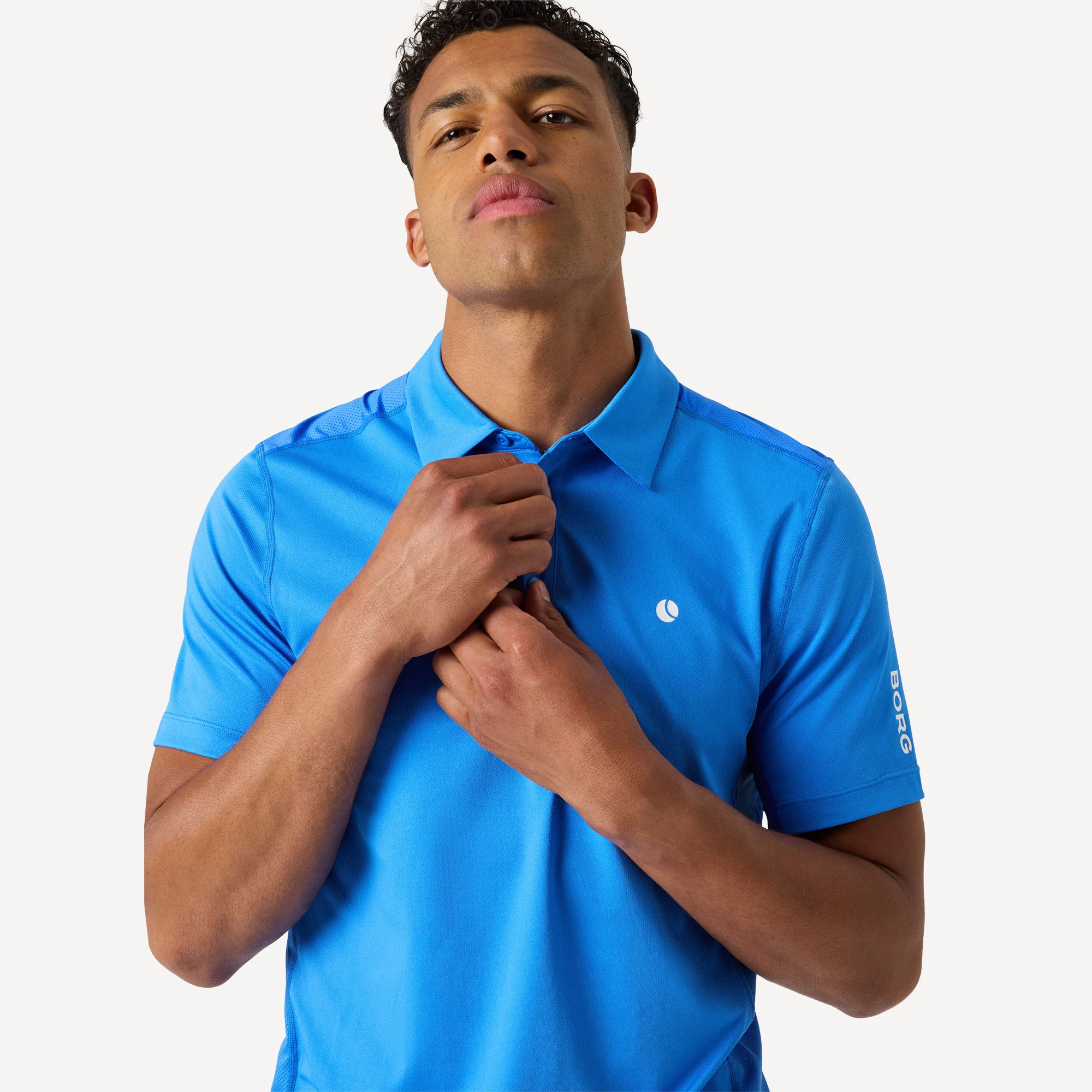 Björn Borg Ace Men's Mesh Panel Tennis Polo - Image 4