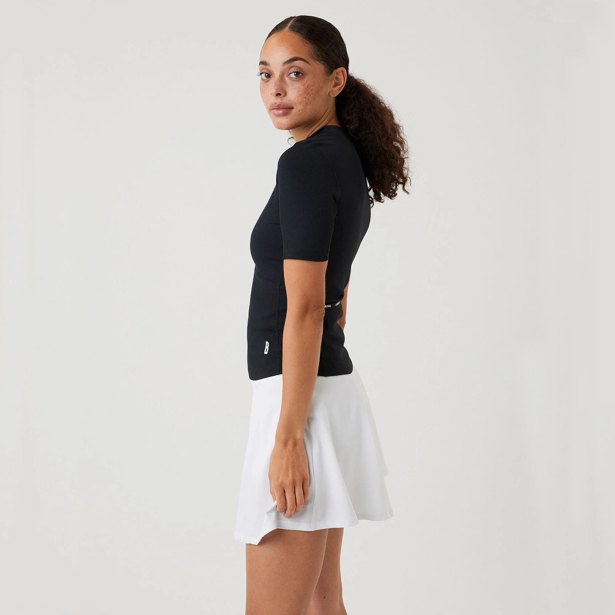 Björn Borg Ace Women's Rib Tennis Shirt - Image 3