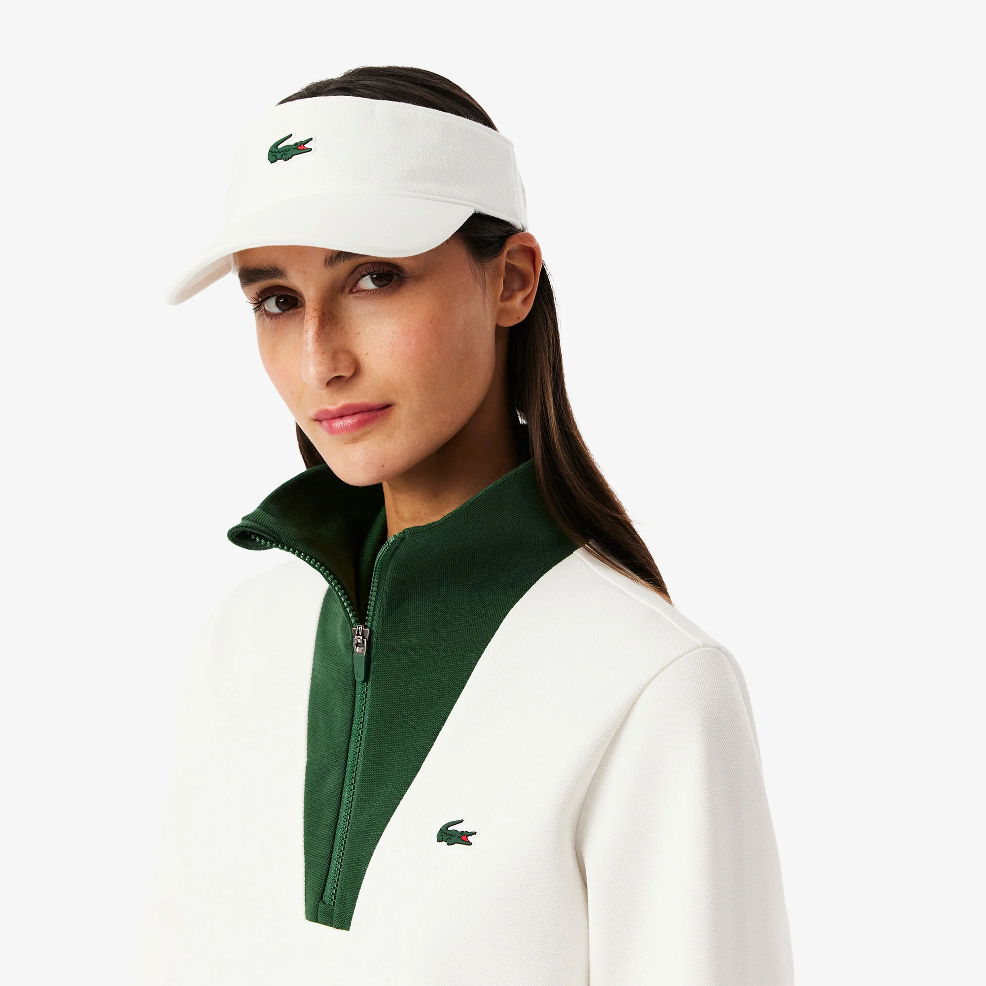 Lacoste Heritage Women's Quarter Zip Tennis Top - Image 3