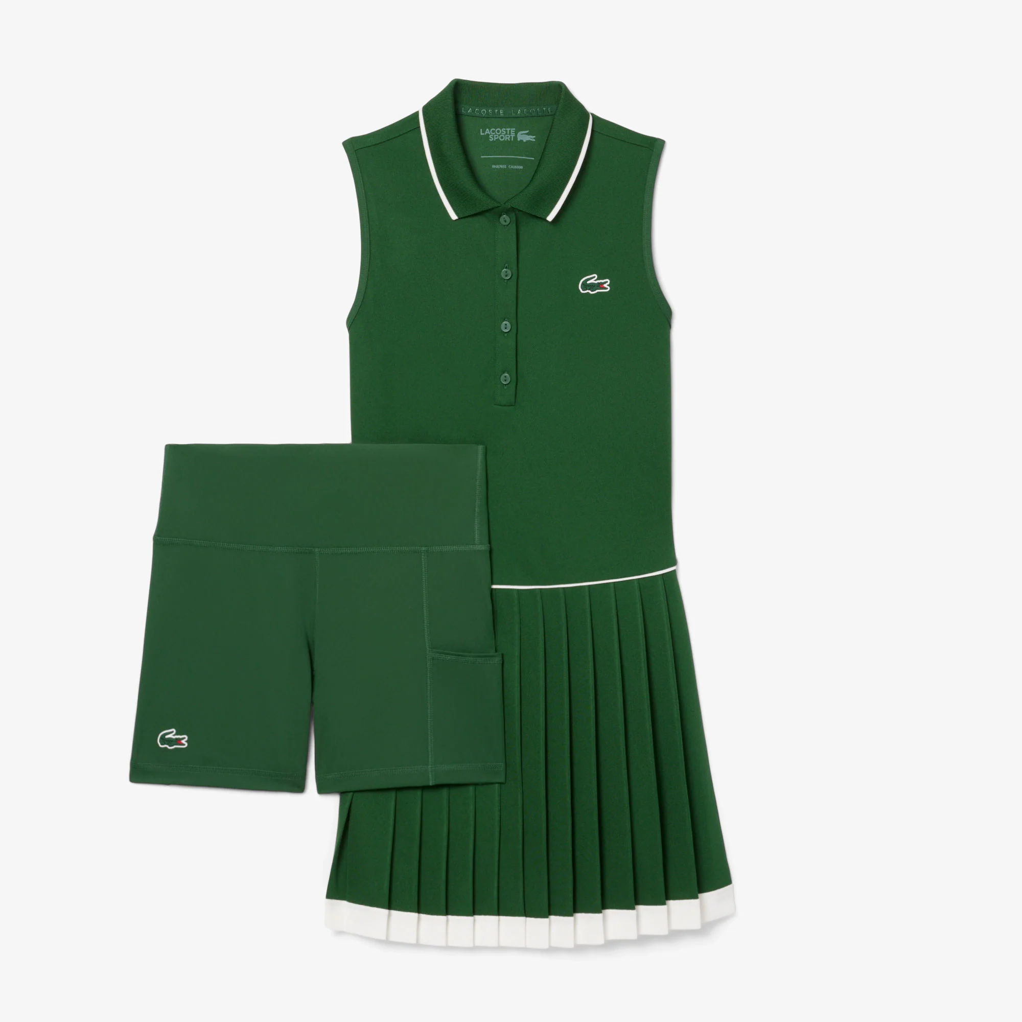 Lacoste Heritage Women's Ultra Dry Tennis Dress - Image 7
