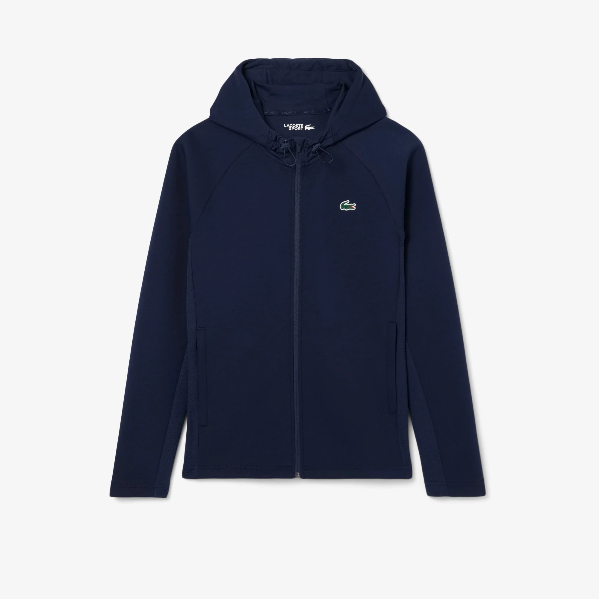 Lacoste Men's Mesh Full-Zip Tennis Hoody - Image 5