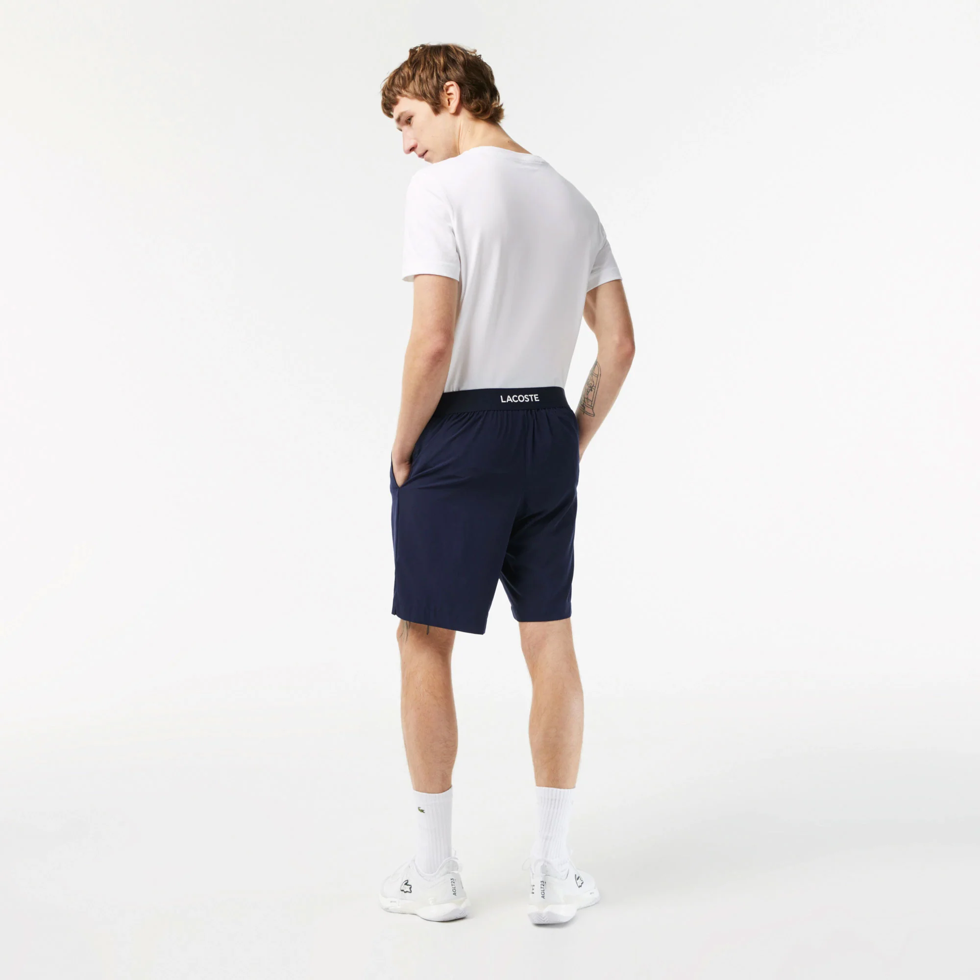 Lacoste Men's Woven Tennis Shorts - Image 2