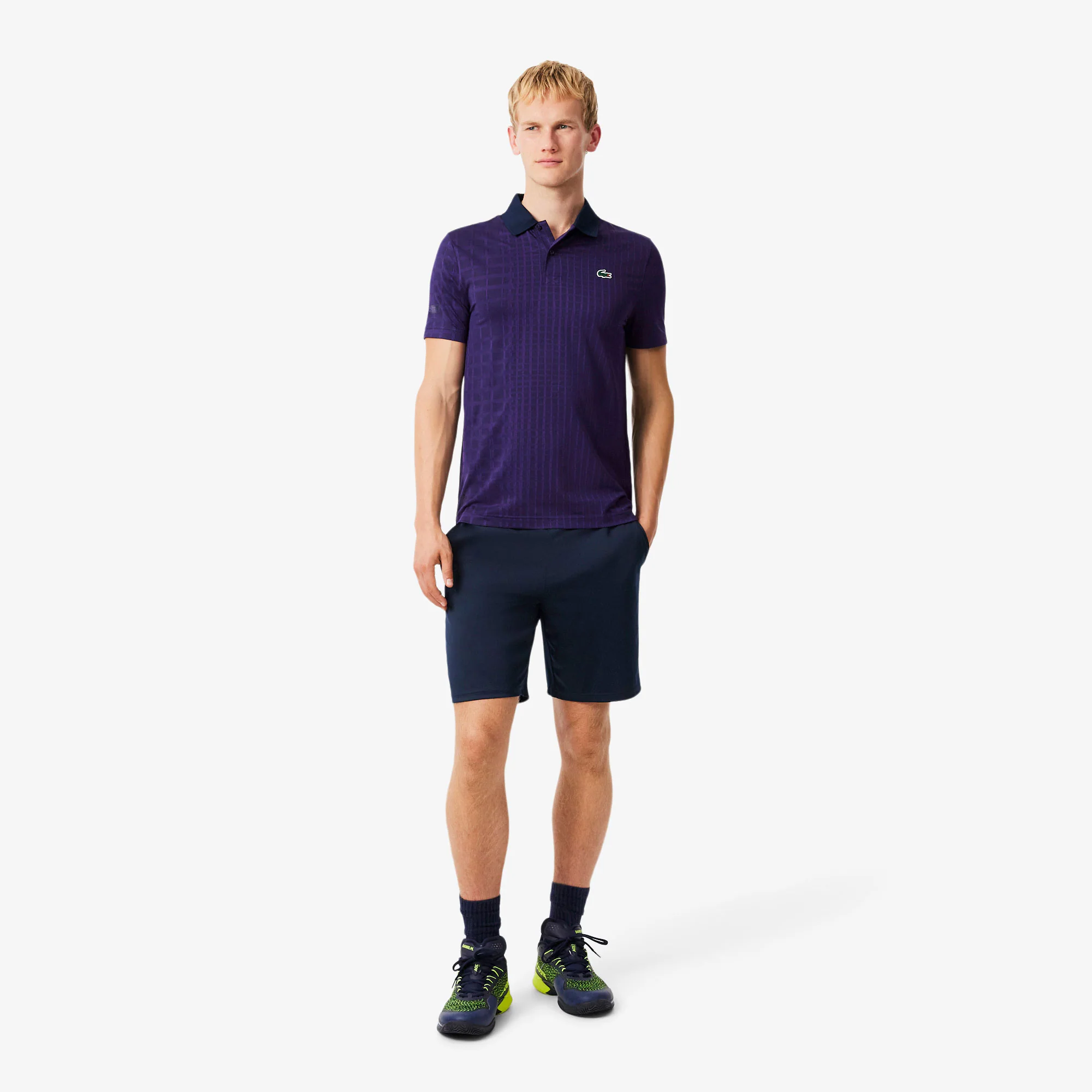 Lacoste Players Men's Mesh Ultra Dry 8-Inch Tennis Shorts - Image 3