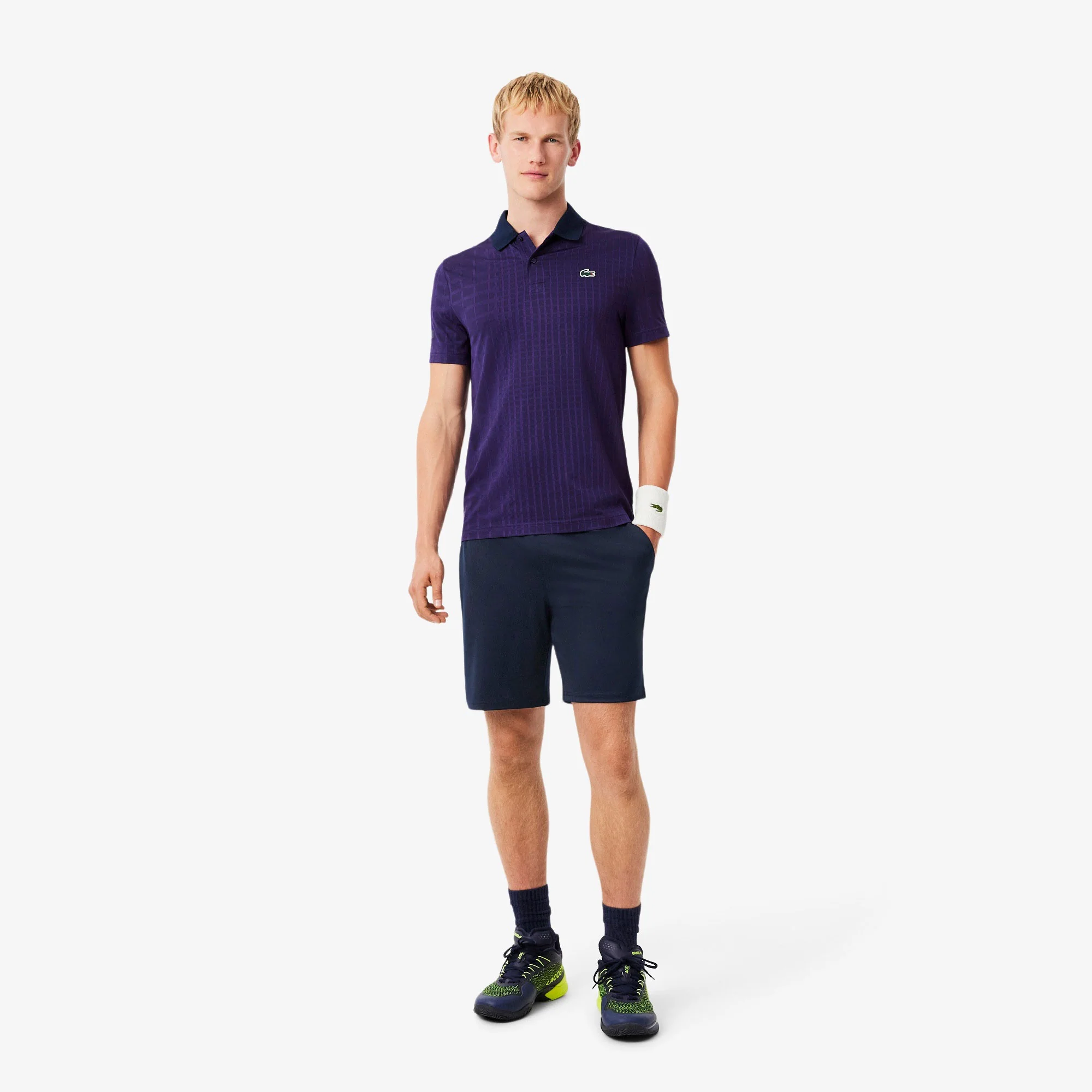 Lacoste Players Men's Mesh Ultra Dry 8-Inch Tennis Shorts - Image 4
