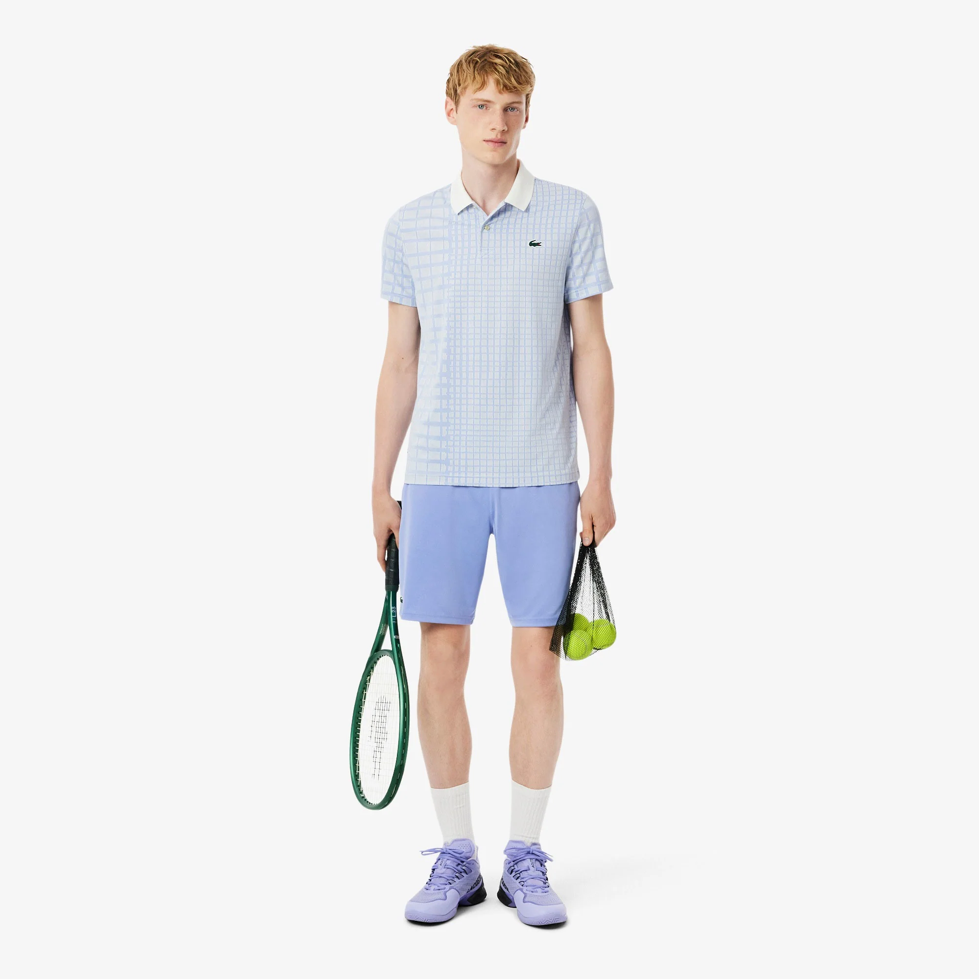 Lacoste Players Men's Mesh Ultra Dry 8-Inch Tennis Shorts - Image 4