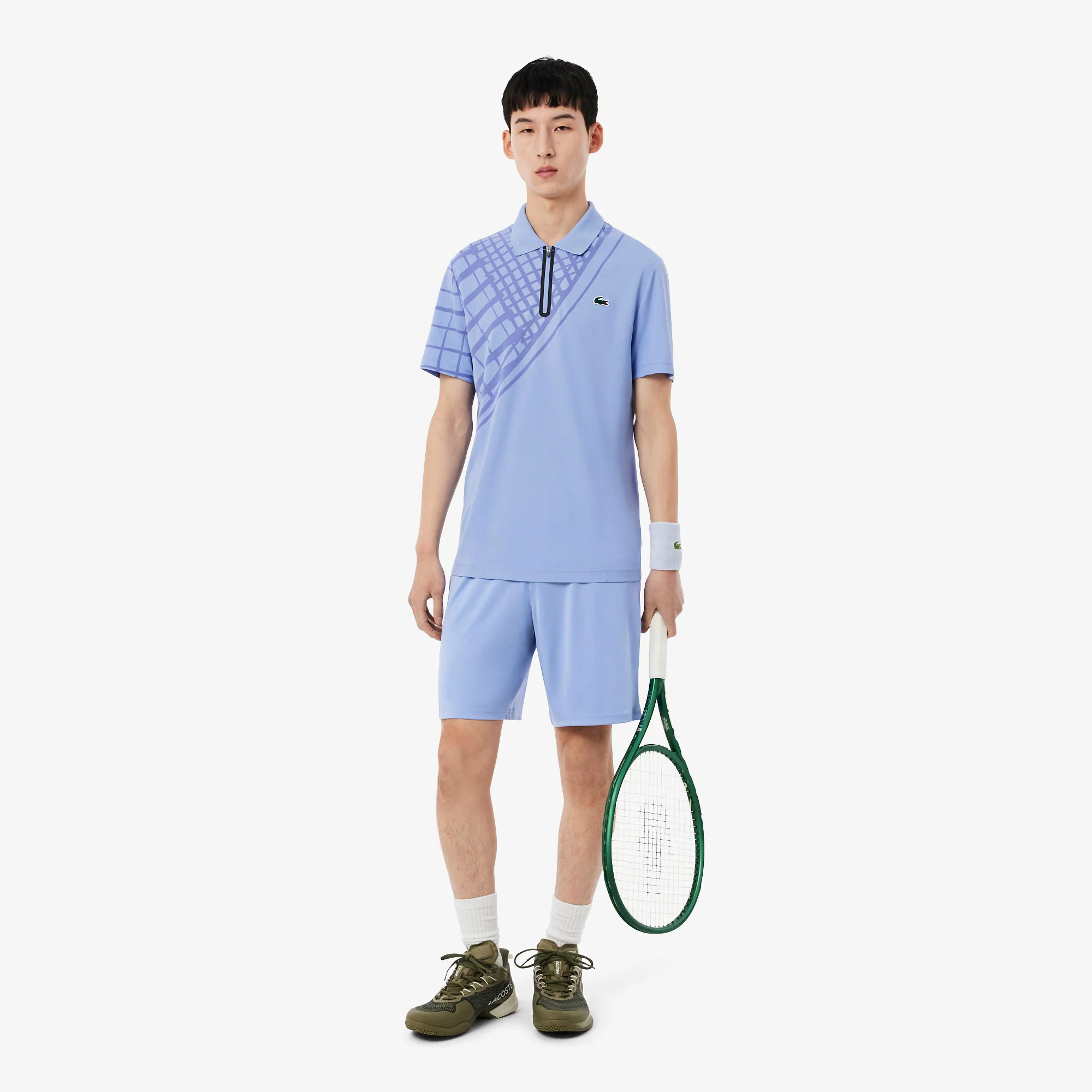 Lacoste Players Men's Ultra Dry Pique Tennis Polo - Image 4