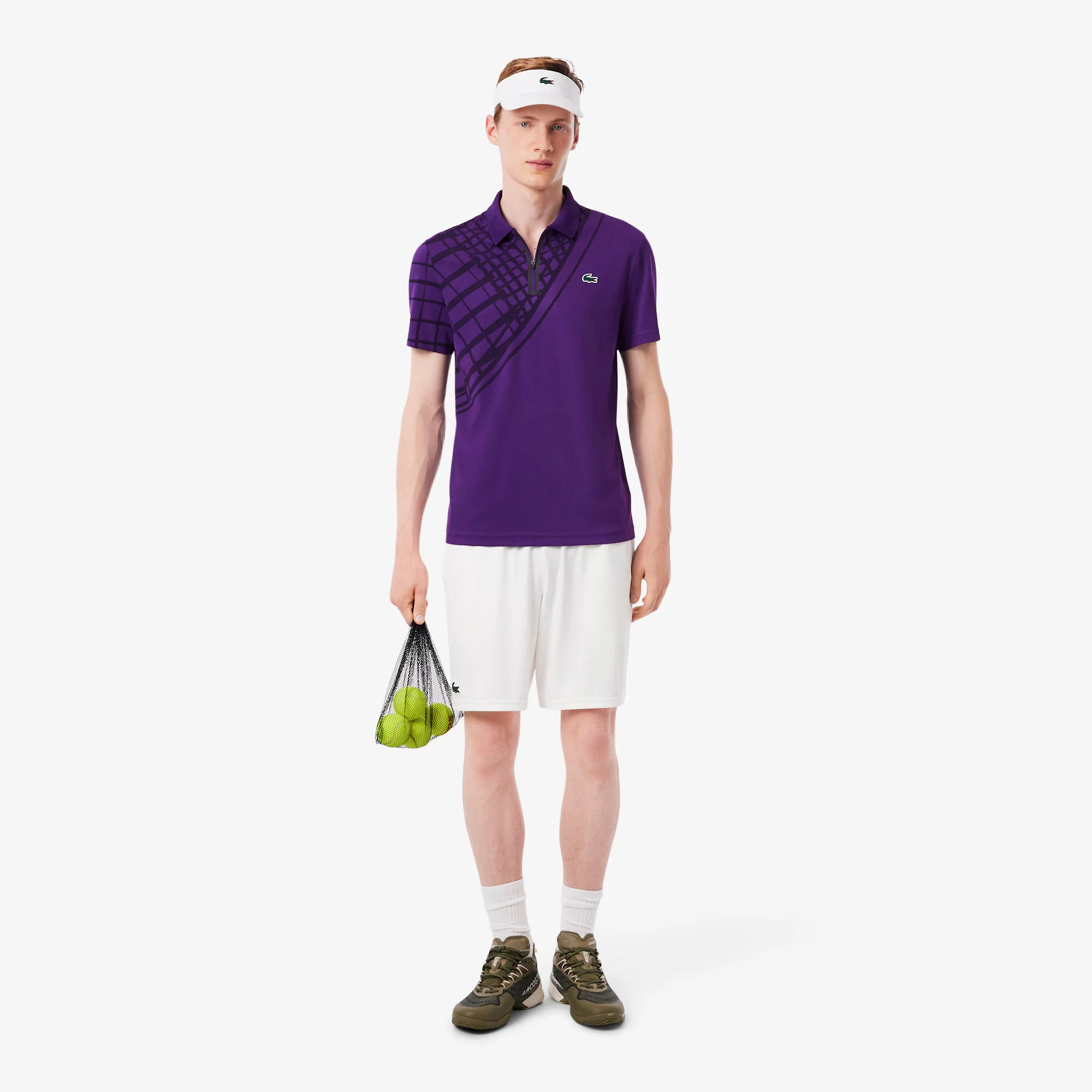 Lacoste Players Men's Ultra Dry Pique Tennis Polo - Image 4