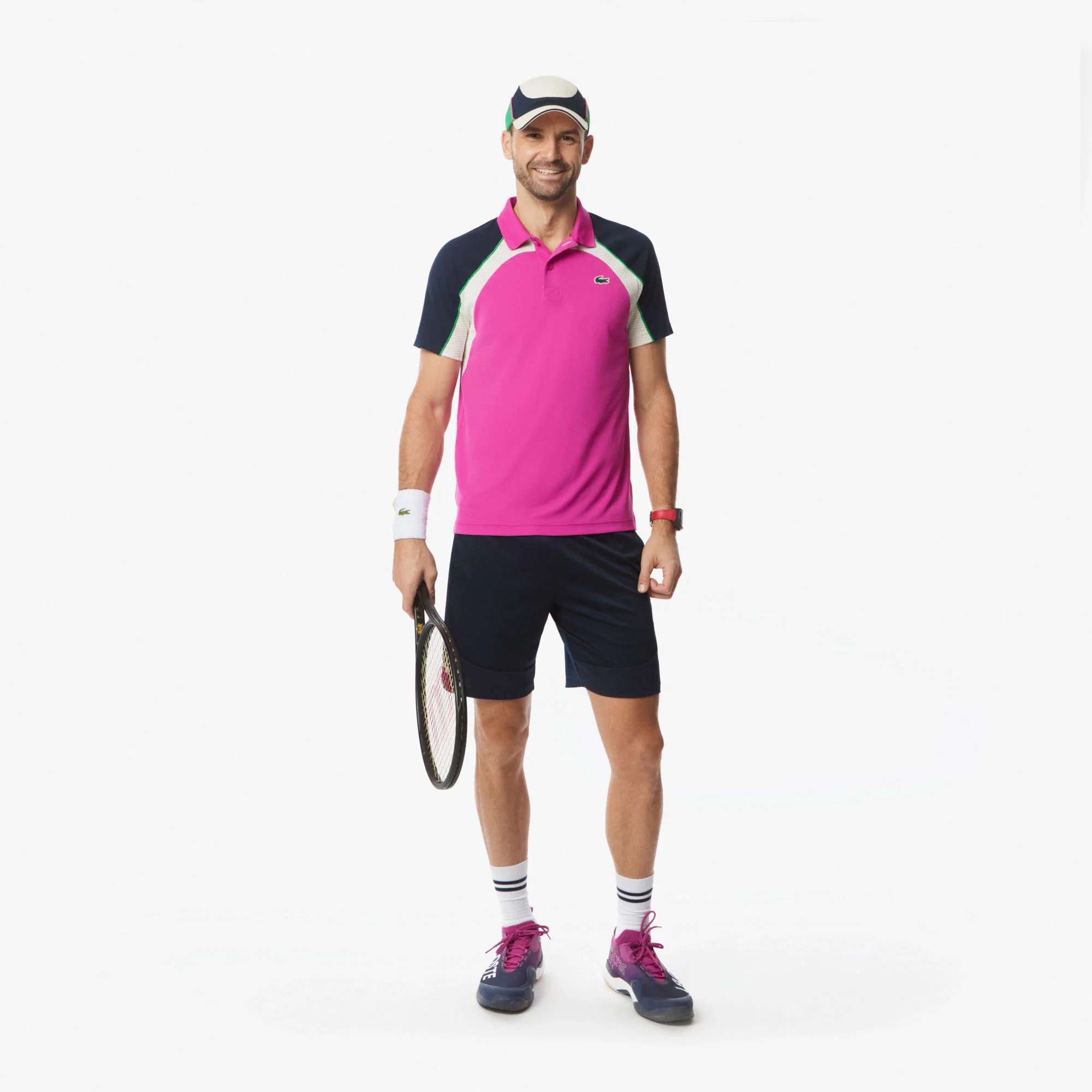 Lacoste Players Men's Ultra Dry Pique Tennis Polo - Image 2