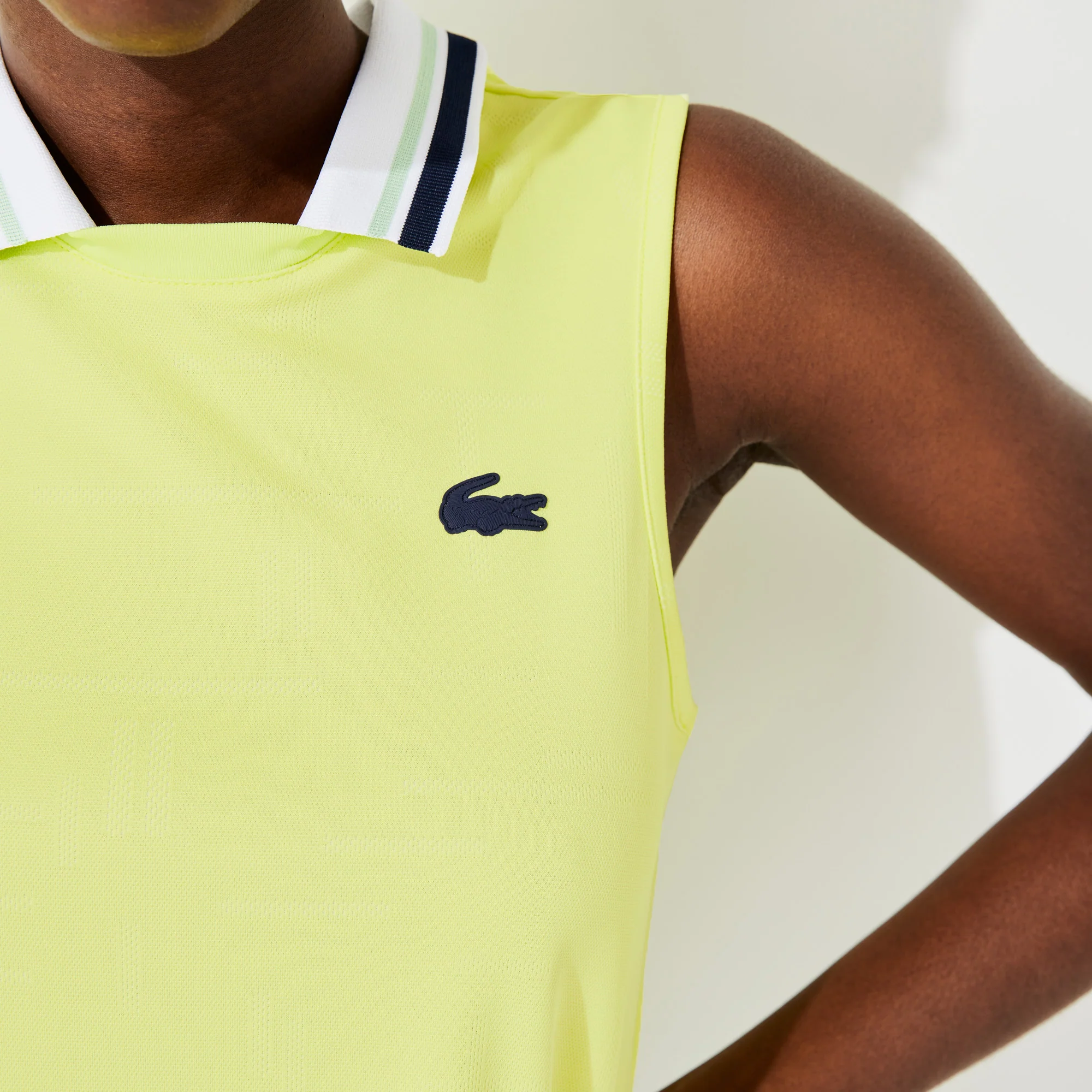 Lacoste Women's Jacquard Tennis Tank - Image 3