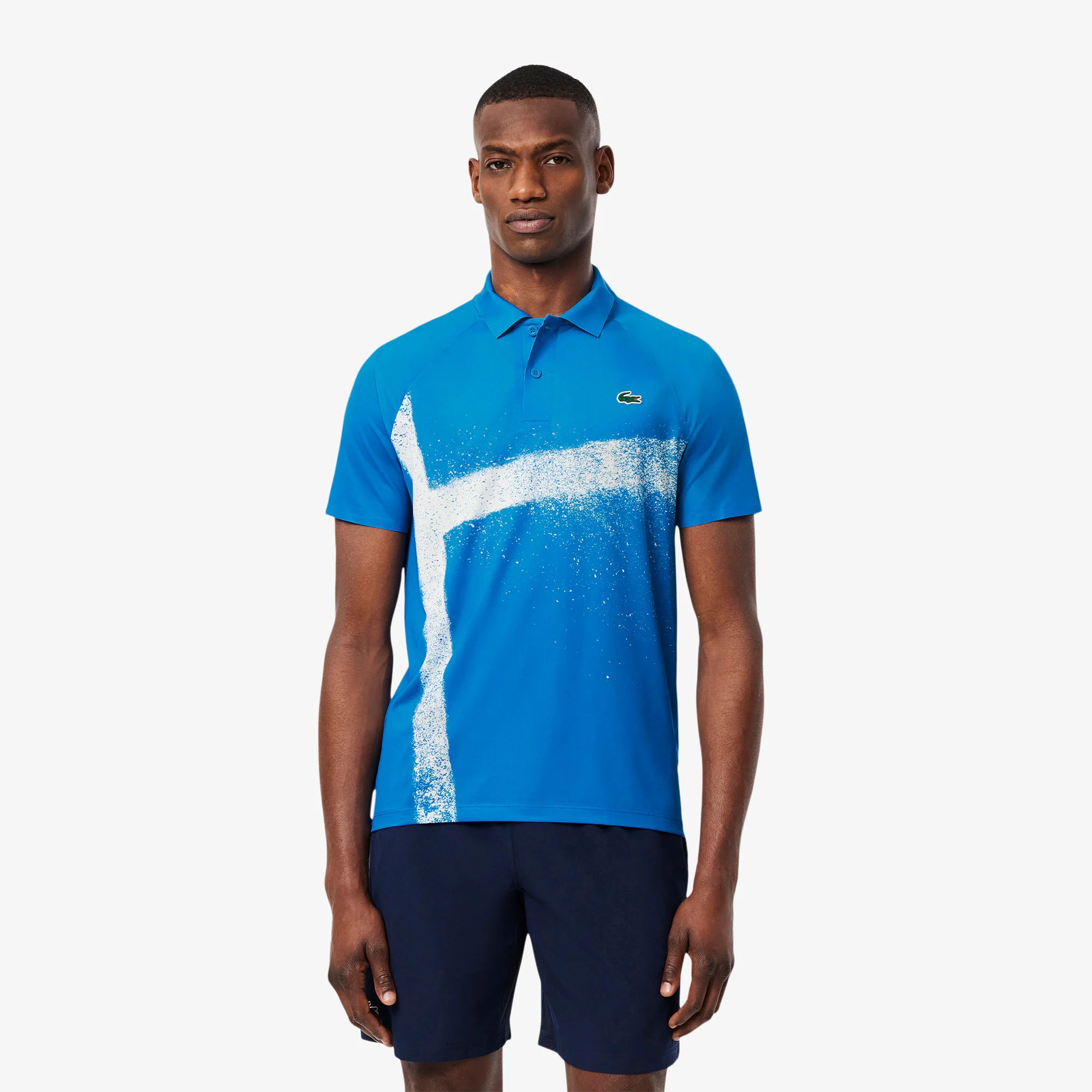 Lacoste x Novak Djokovic Men's On Court Ultra Dry Tennis Polo