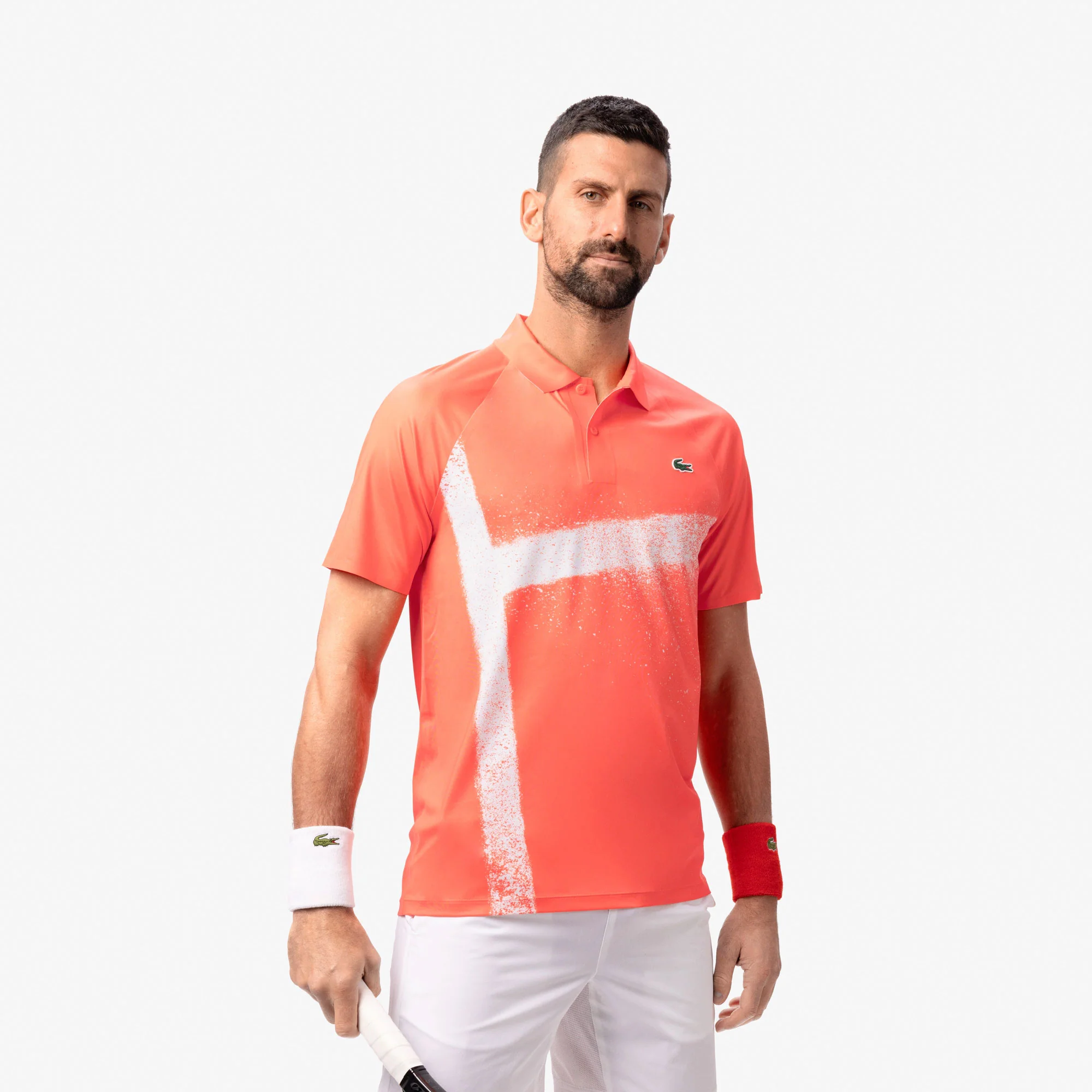 Lacoste x Novak Djokovic Men's On Court Ultra Dry Tennis Polo
