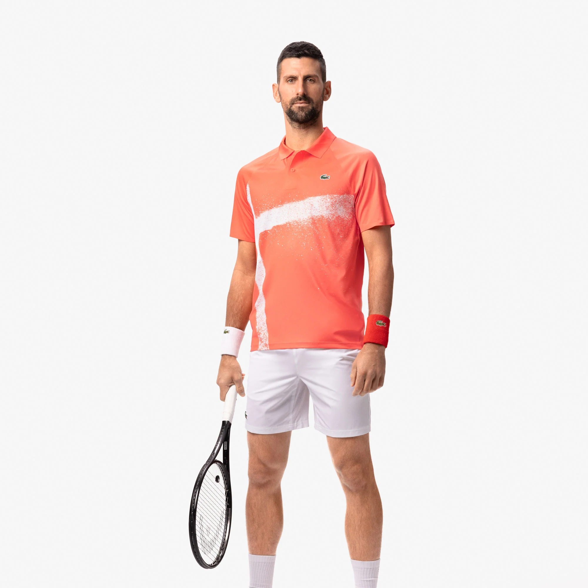 Lacoste x Novak Djokovic Men's On Court Ultra Dry Tennis Polo - Image 2