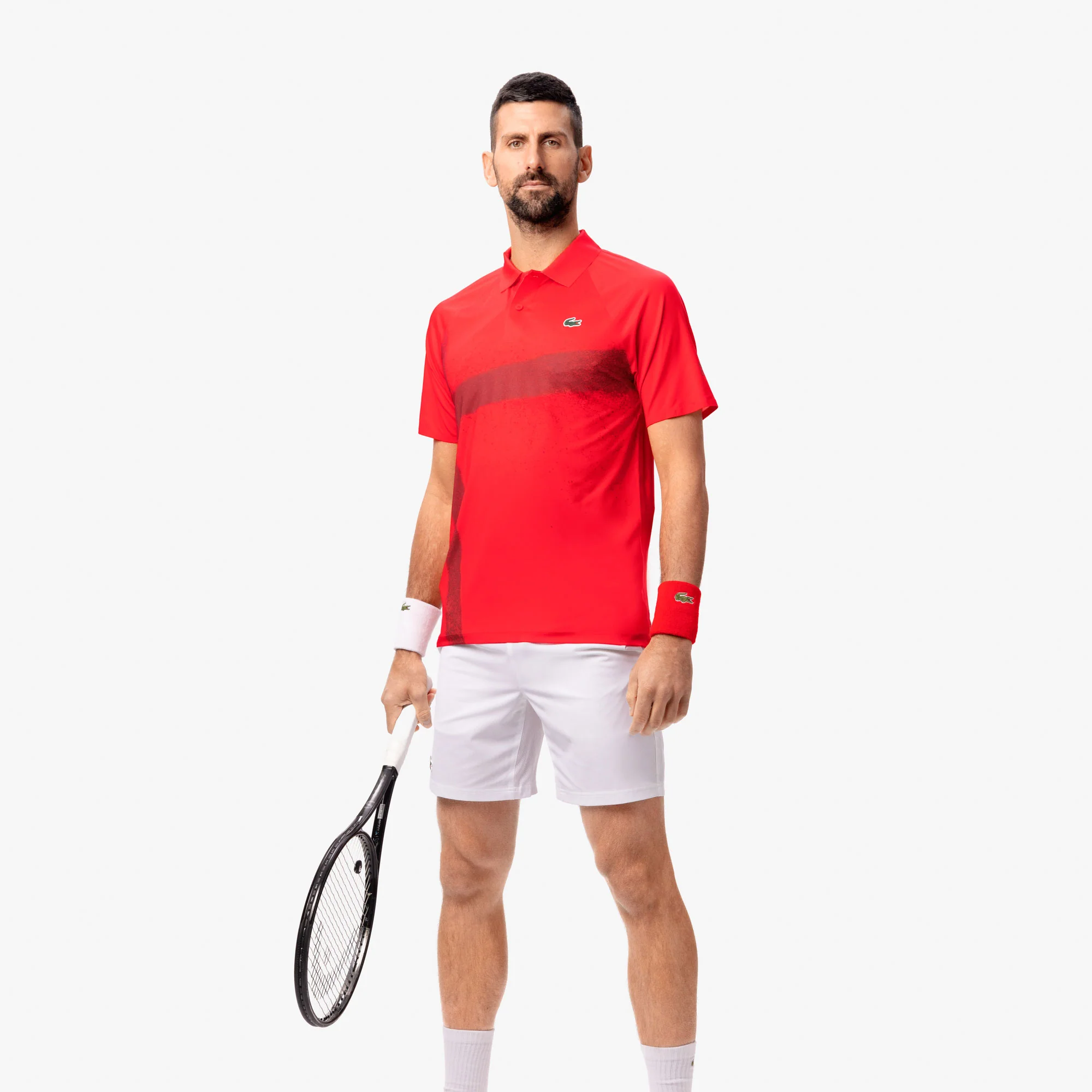 Lacoste x Novak Djokovic Men's On Court Ultra Dry Tennis Polo - Image 2