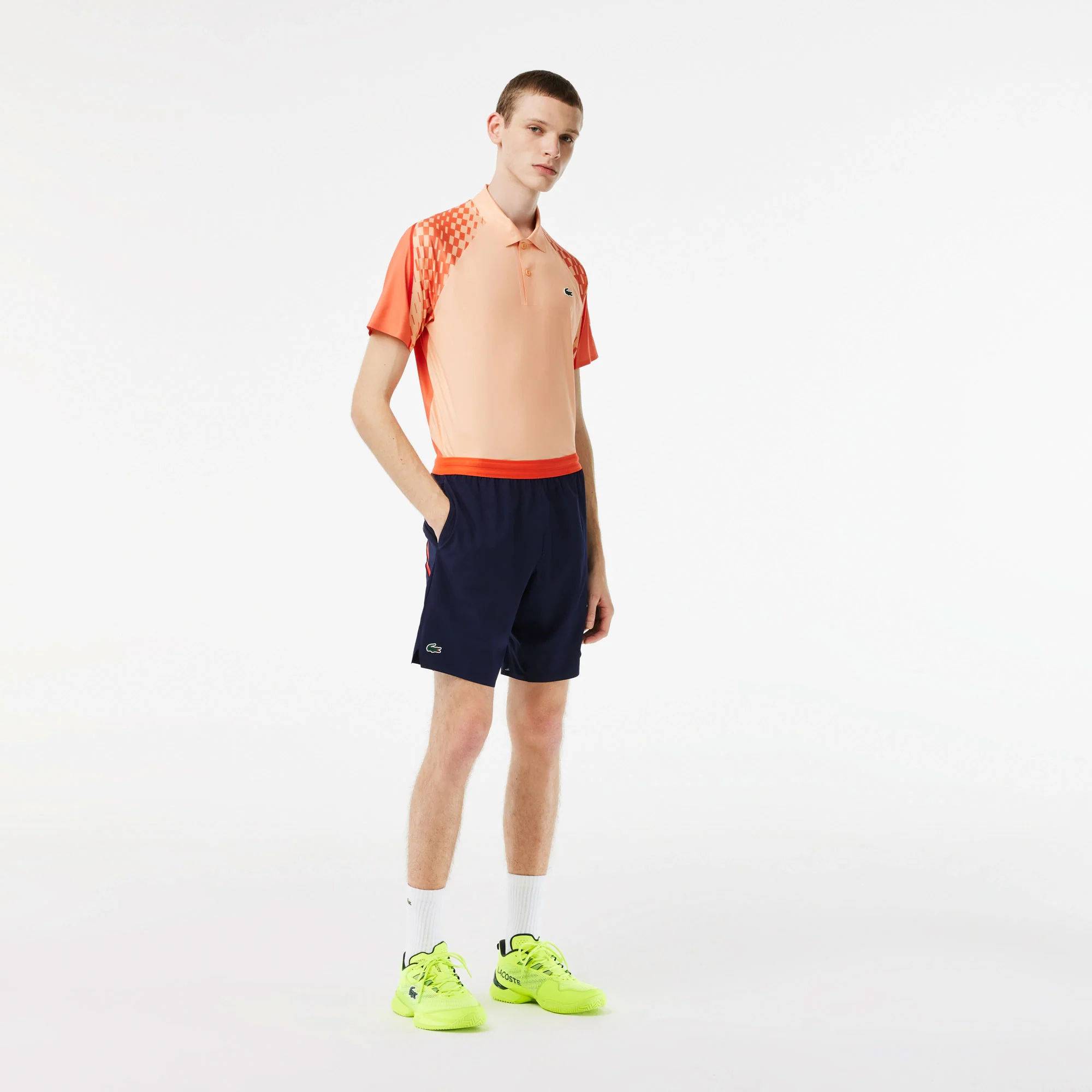Lacoste x Novak Djokovic Men's Stretch Tennis Shorts - Image 3