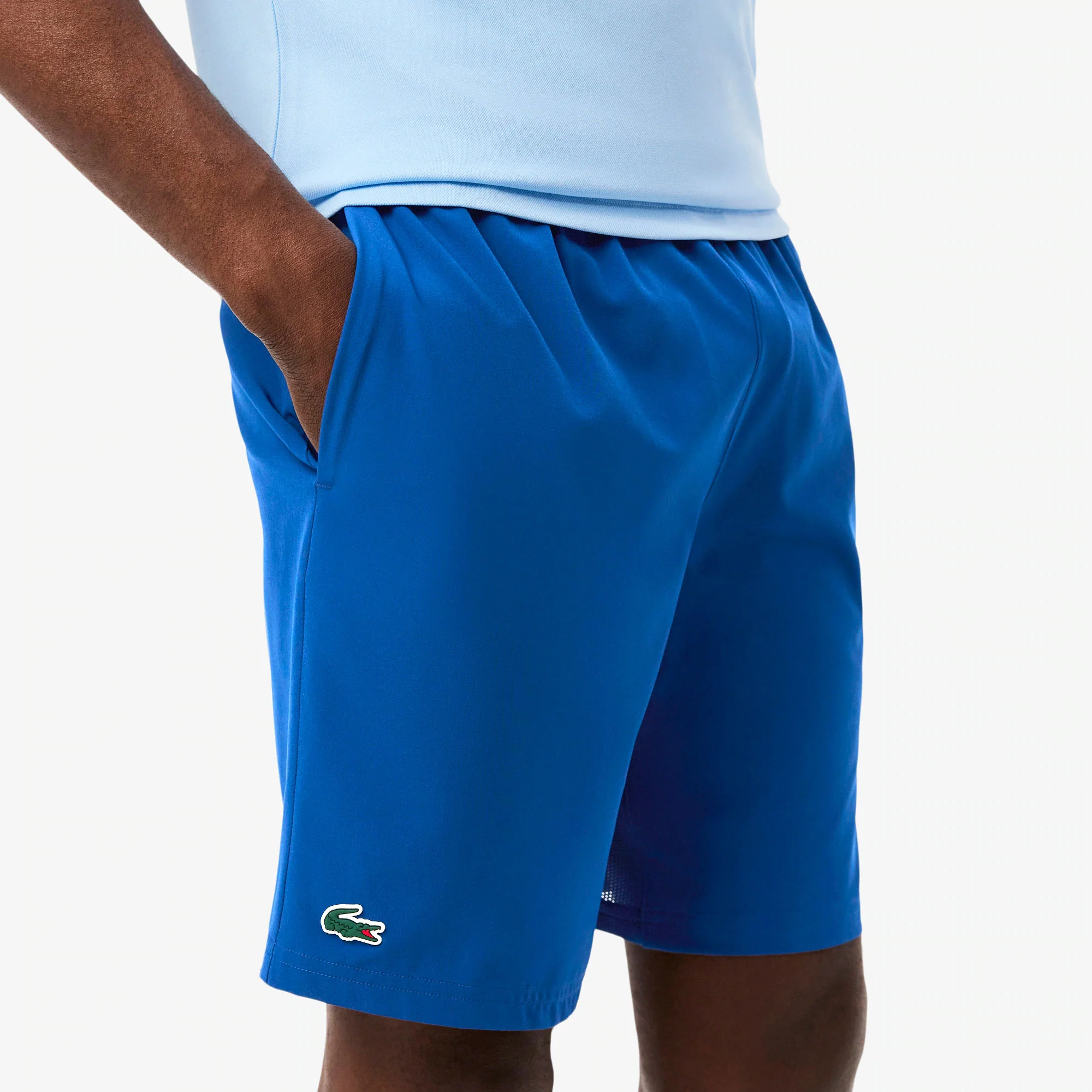Lacoste x Novak Djokovic Men's Technical Woven 8-Inch Tennis Shorts