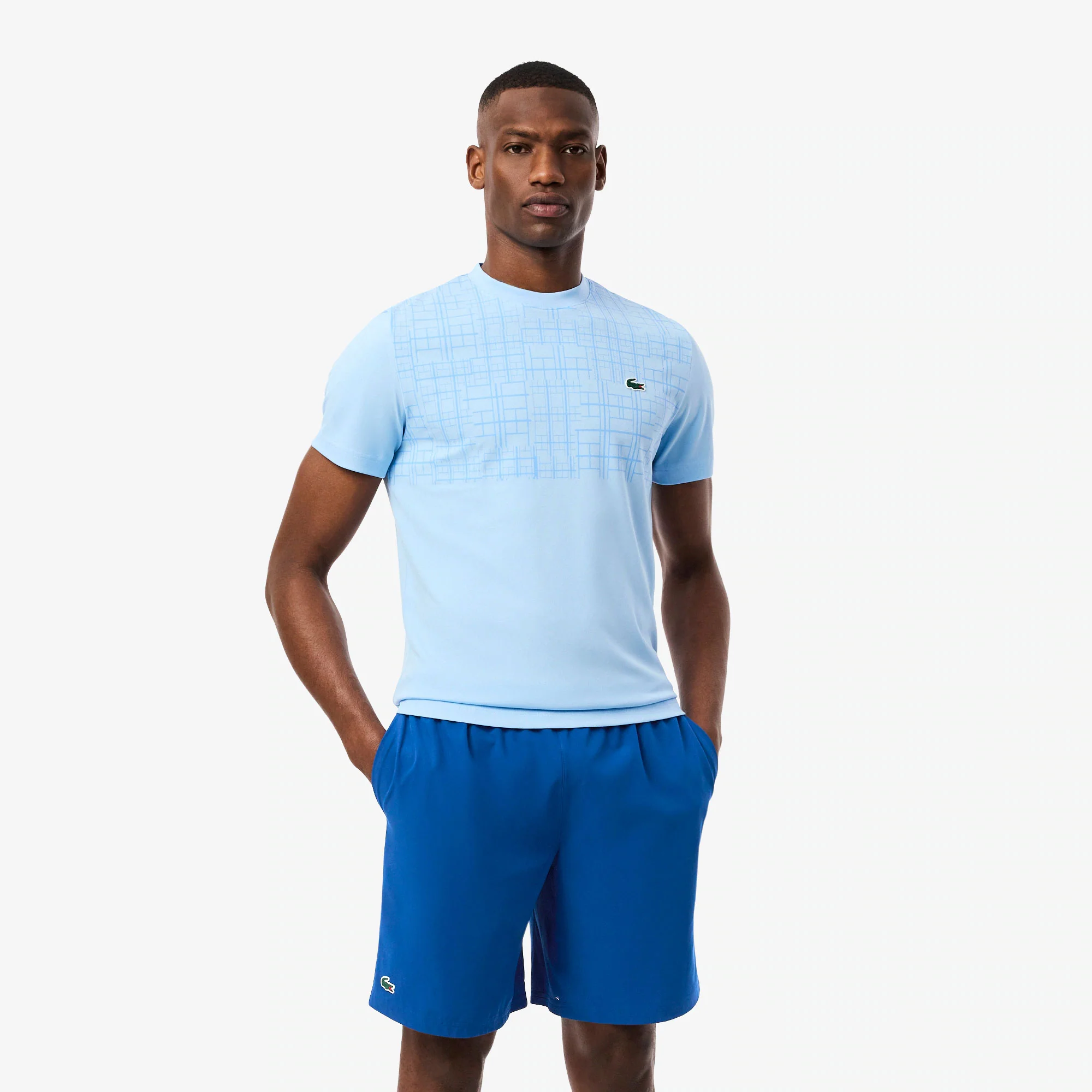 Lacoste x Novak Djokovic Men's Technical Woven 8-Inch Tennis Shorts - Image 3