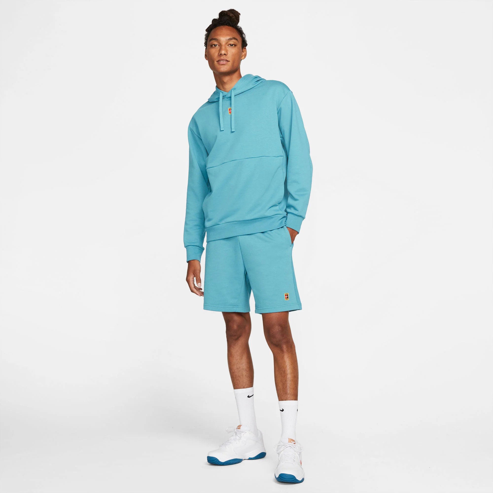 Nike Dri-FIT Heritage Men's Fleece Tennis Shorts - Image 3