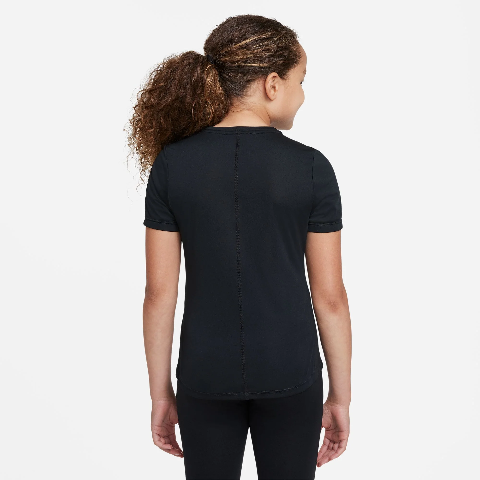Nike Dri-FIT One Girls' Short Sleeve Top - Image 2