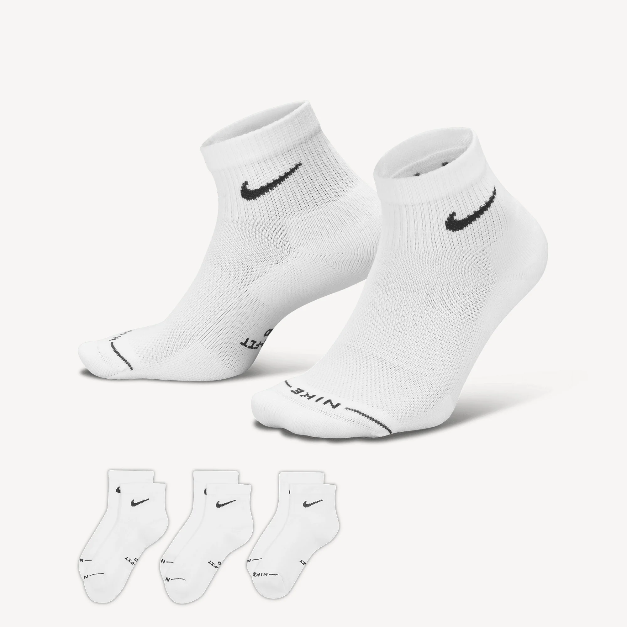 Nike Everyday Elevated Ankle Socks (3 Pairs)
