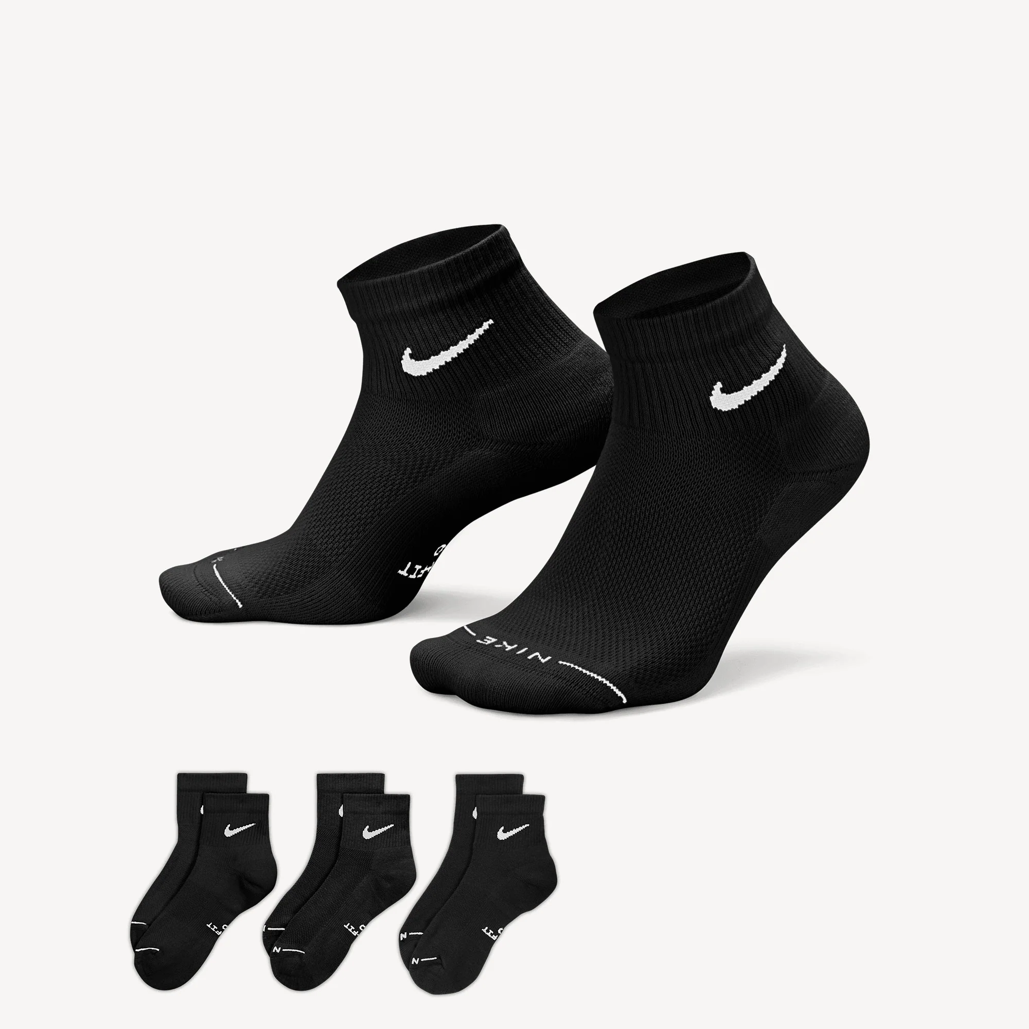 Nike Everyday Elevated Ankle Socks (3 Pairs)