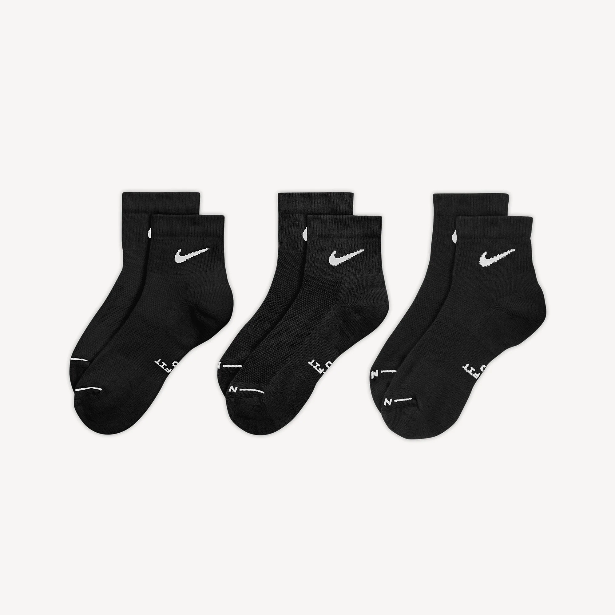 Nike Everyday Elevated Ankle Socks (3 Pairs) - Image 2
