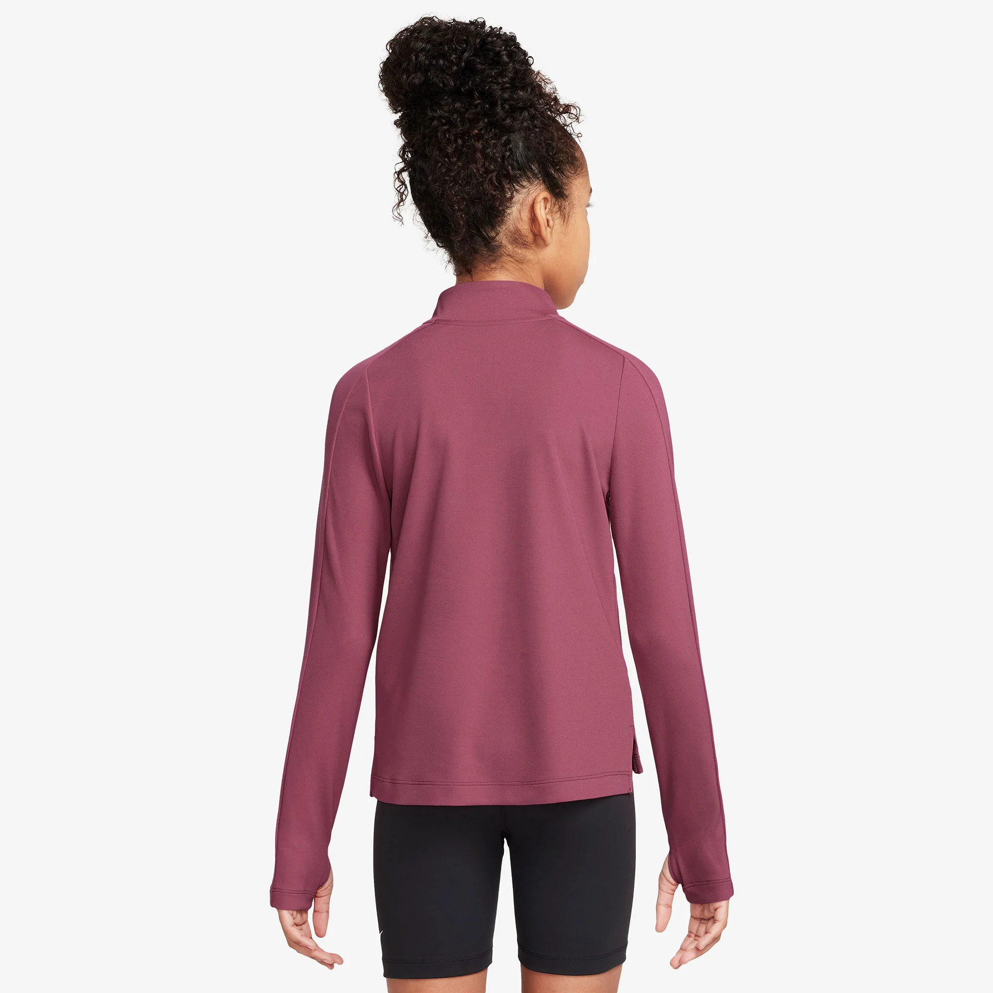 Nike Girls' Dri-FIT Half-Zip LS Top - Image 2
