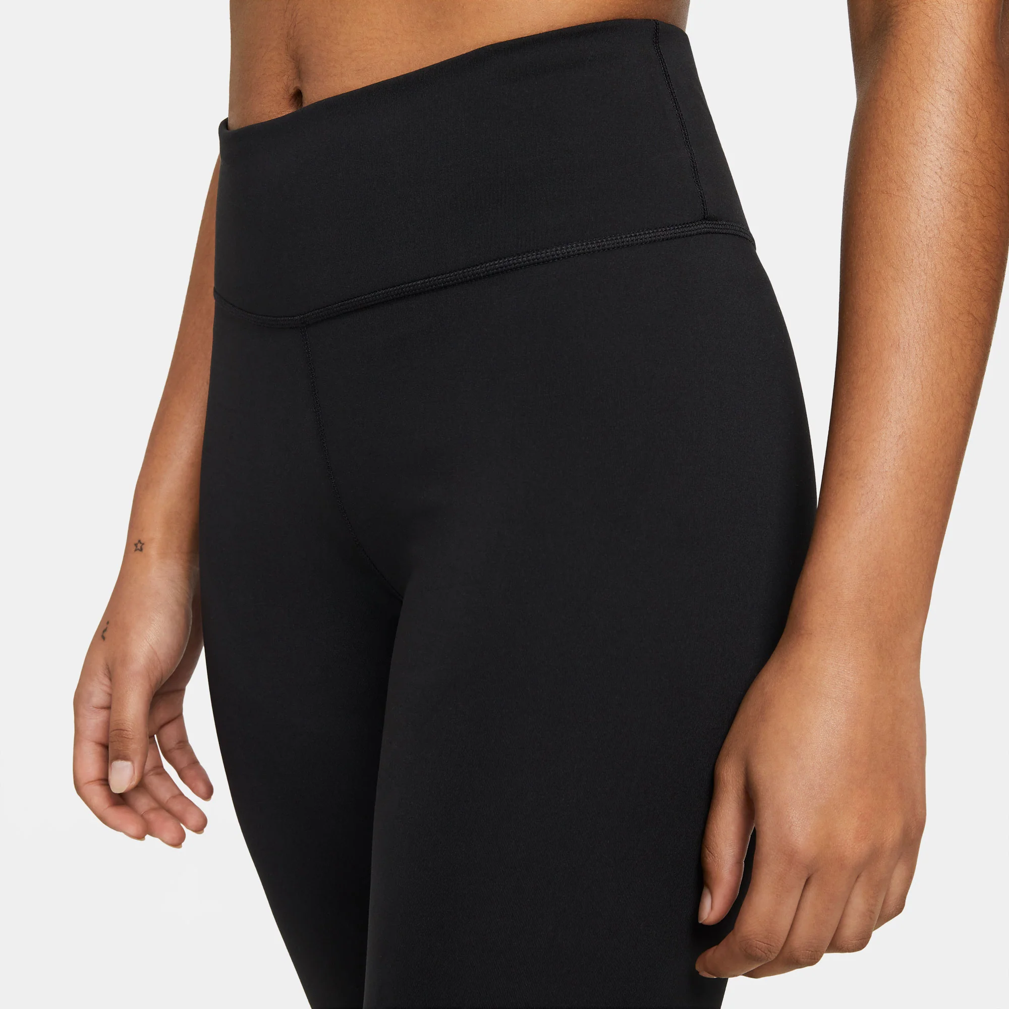 Nike One Dri-FIT Women's Mid-Rise Crop Tights - Image 3