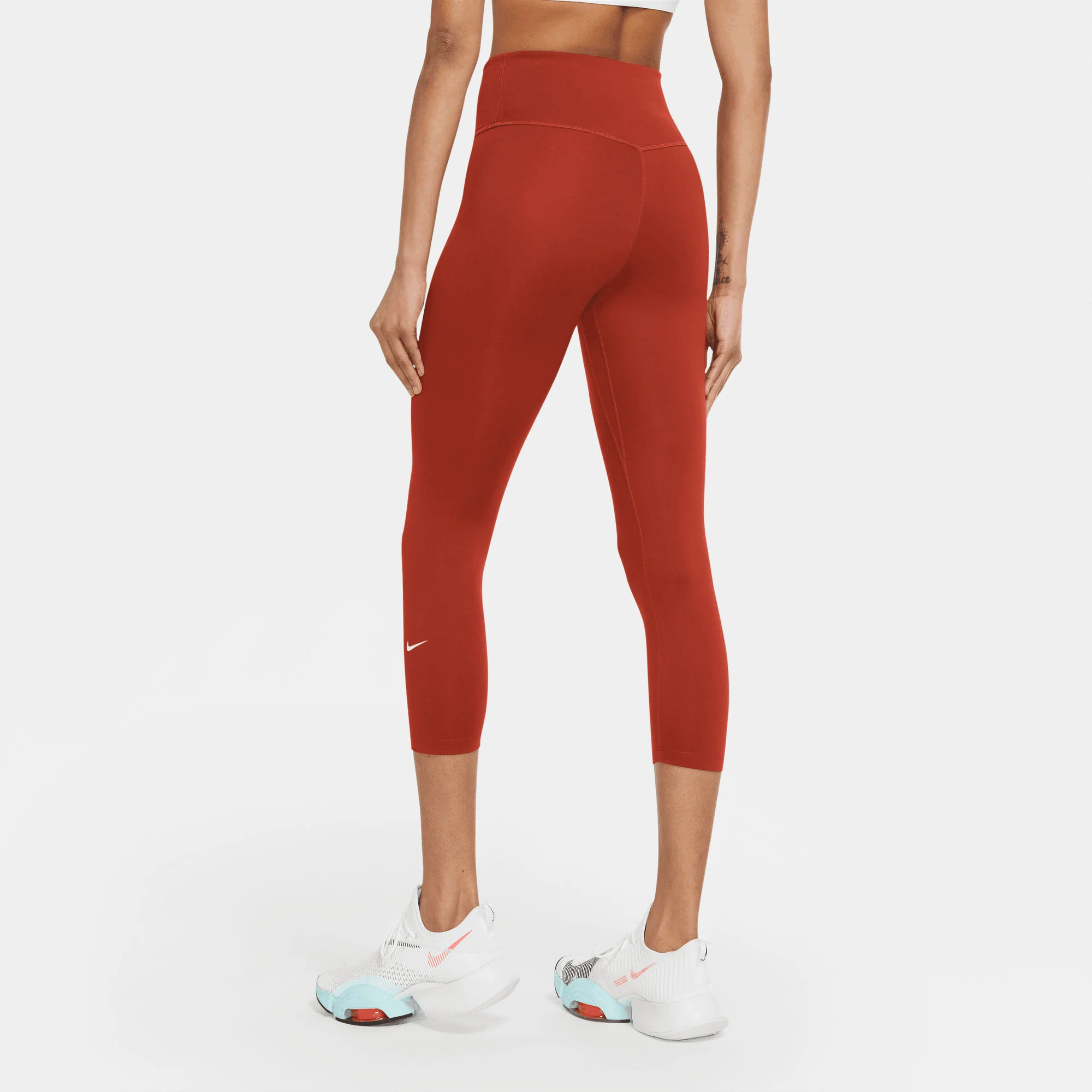 Nike One Dri-FIT Women's Mid-Rise Crop Tights - Image 2