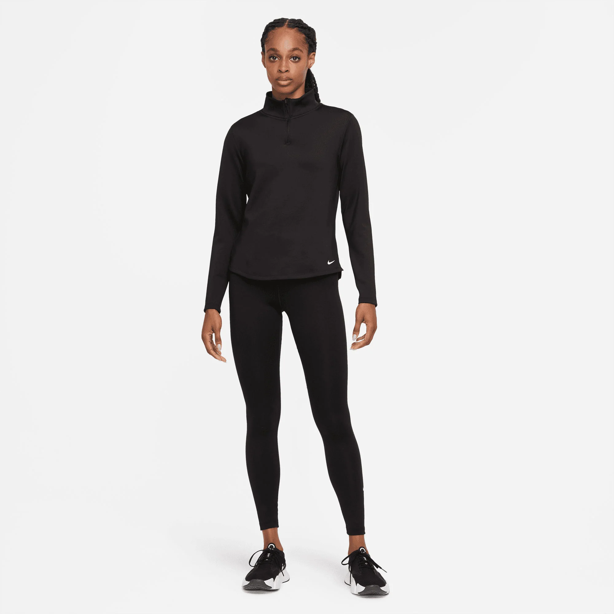 Nike One Therma-FIT Women's Long-Sleeve Half-Zip Top - Image 5