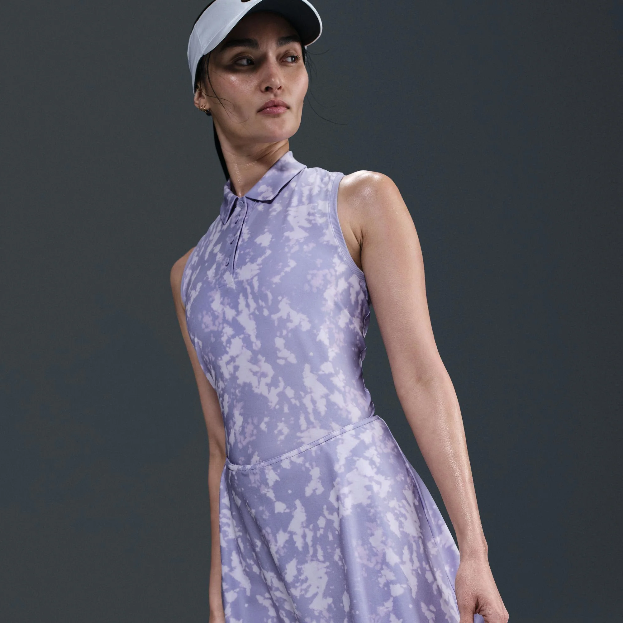 Nike Victory Women's Dri-FIT Mid-Rise Flouncy Printed Tennis Skirt - Image 3