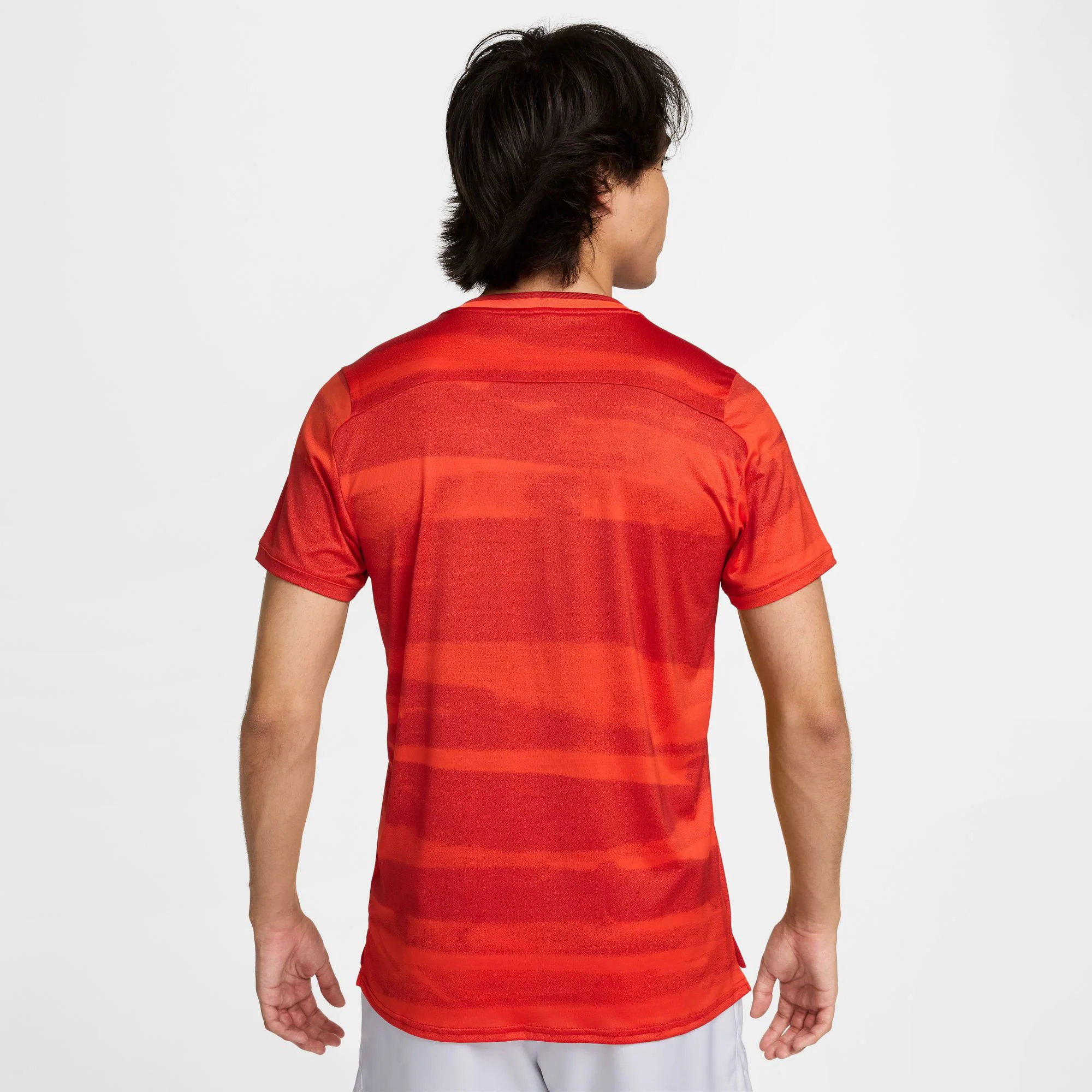NikeCourt Advantage Men's Dri-FIT Printed Tennis Shirt - Image 2