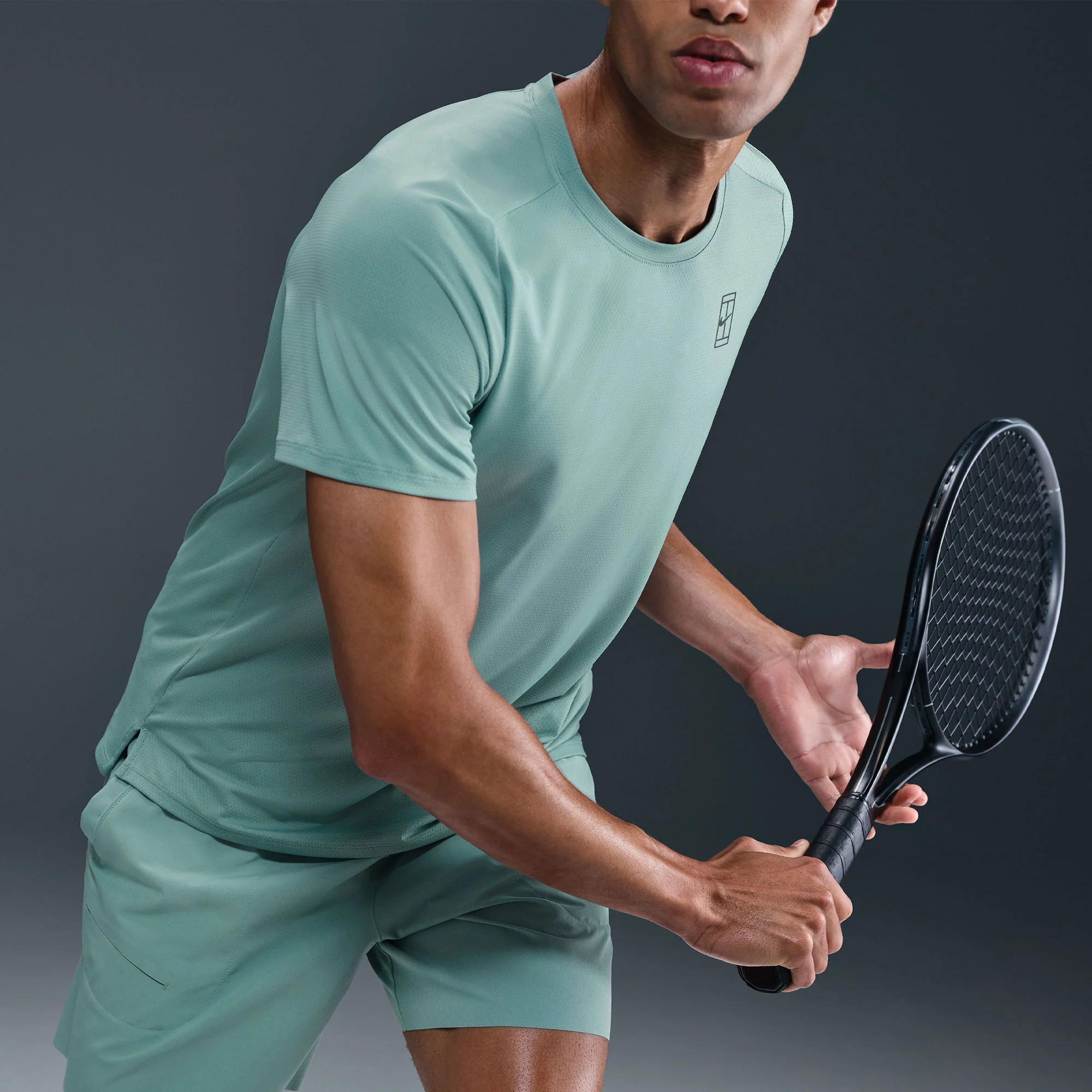 NikeCourt Advantage Men's Dri-FIT Tennis Shirt - Image 3