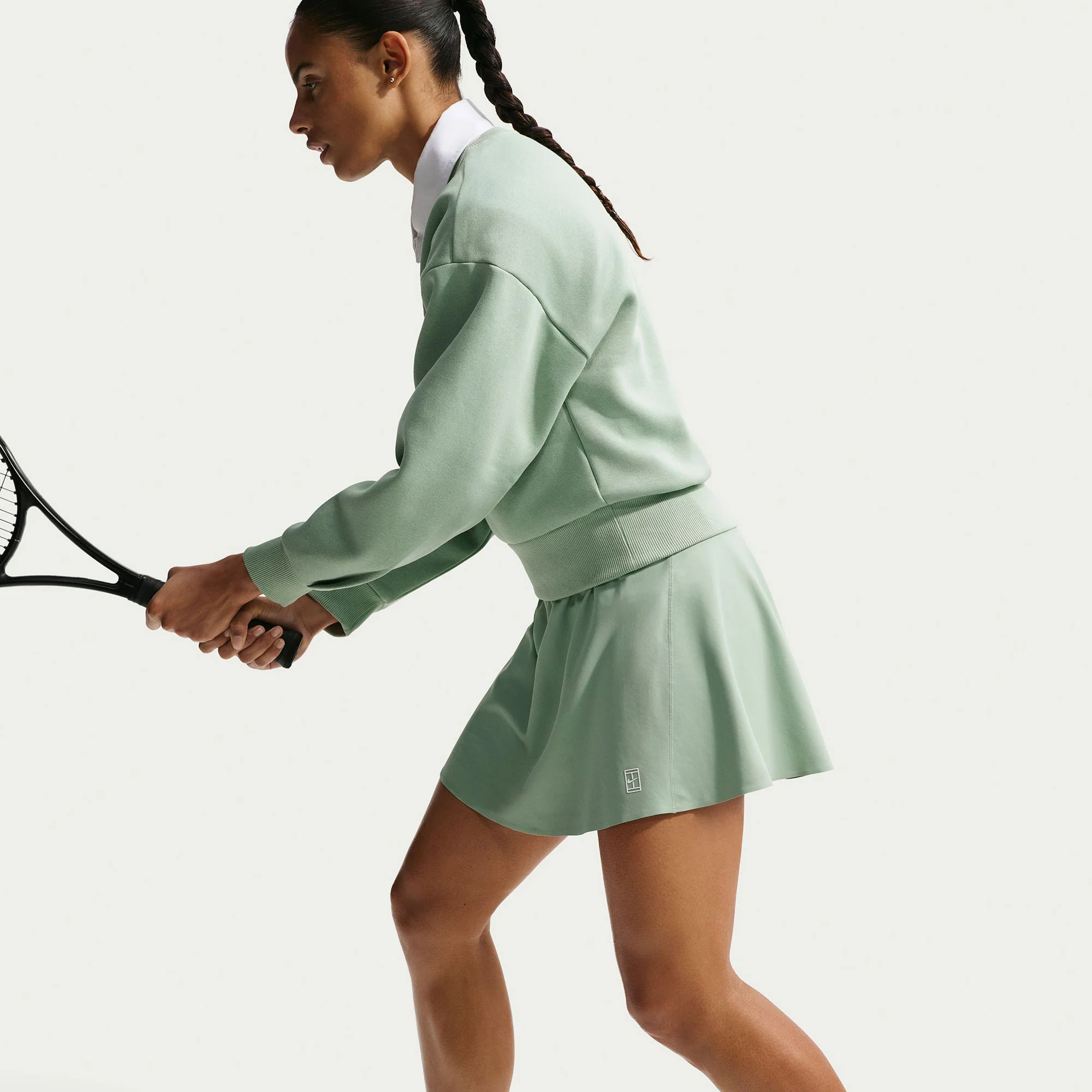 NikeCourt Advantage Women's Dri-FIT High-Waisted Regular Tennis Skirt - Image 4