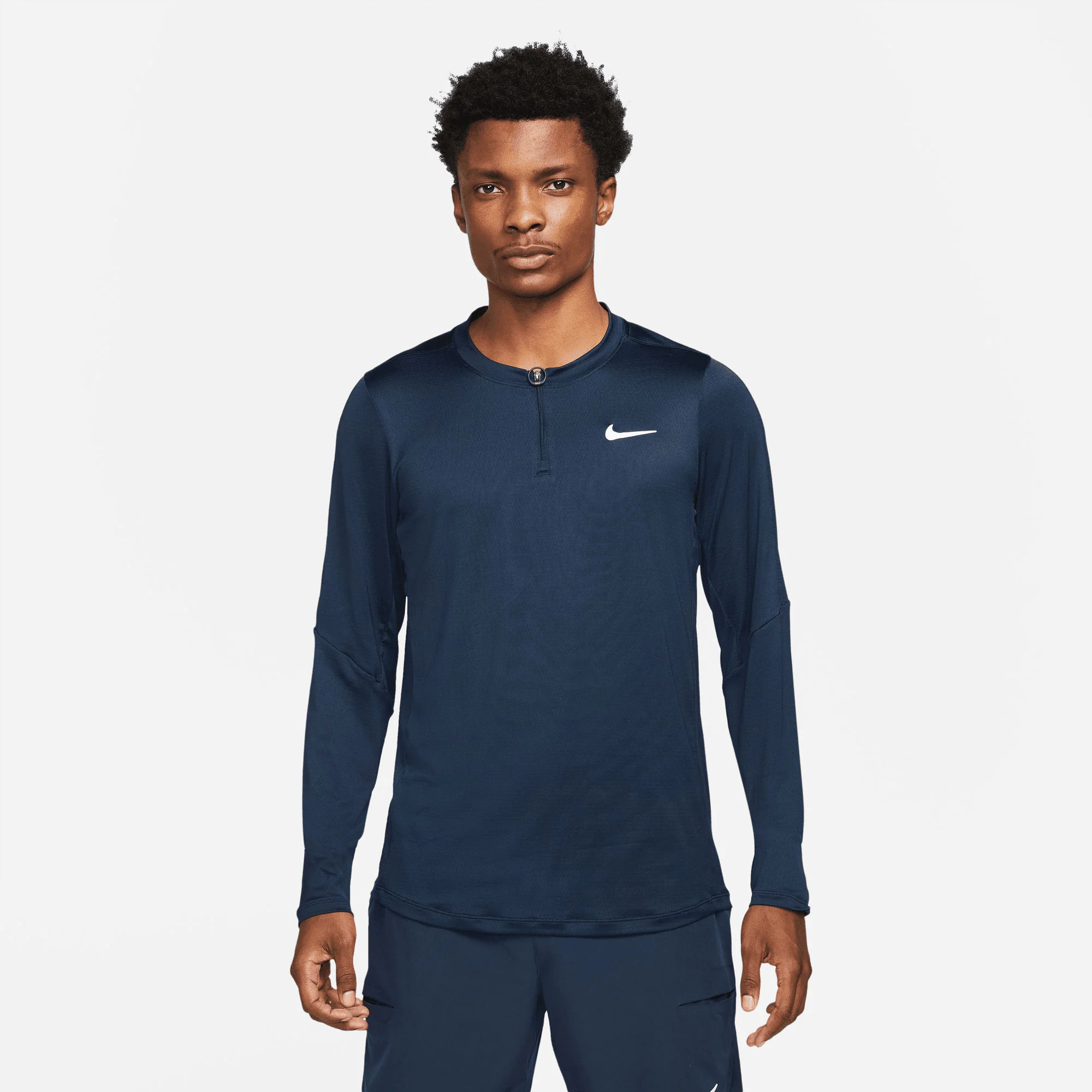 NikeCourt Dri-FIT Advantage Men's Long-Sleeve Half-Zip Tennis Shirt